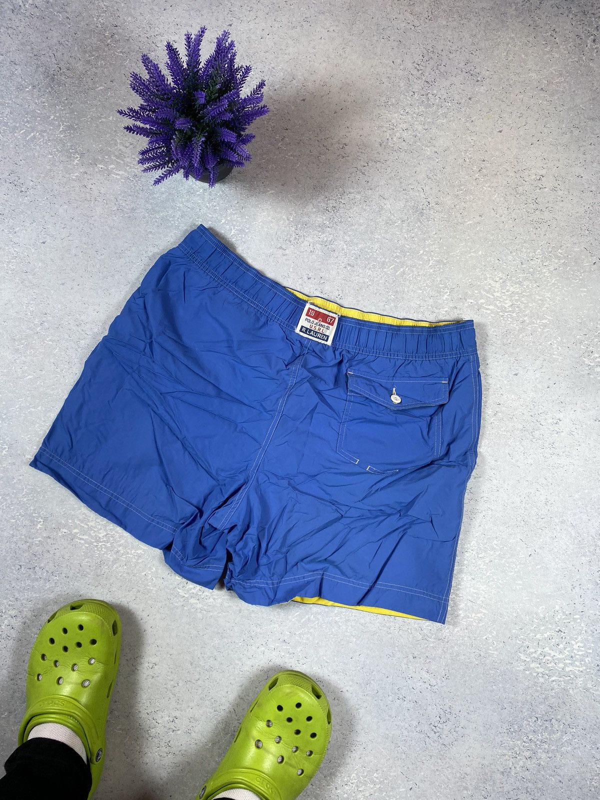 Lauren Ralph Lauren × Polo Ralph Lauren × Vintage Vintage Polo Jeans Company Men’s Swimming Shorts Size XL Size US 36 / EU 52 - 6 Thumbnail