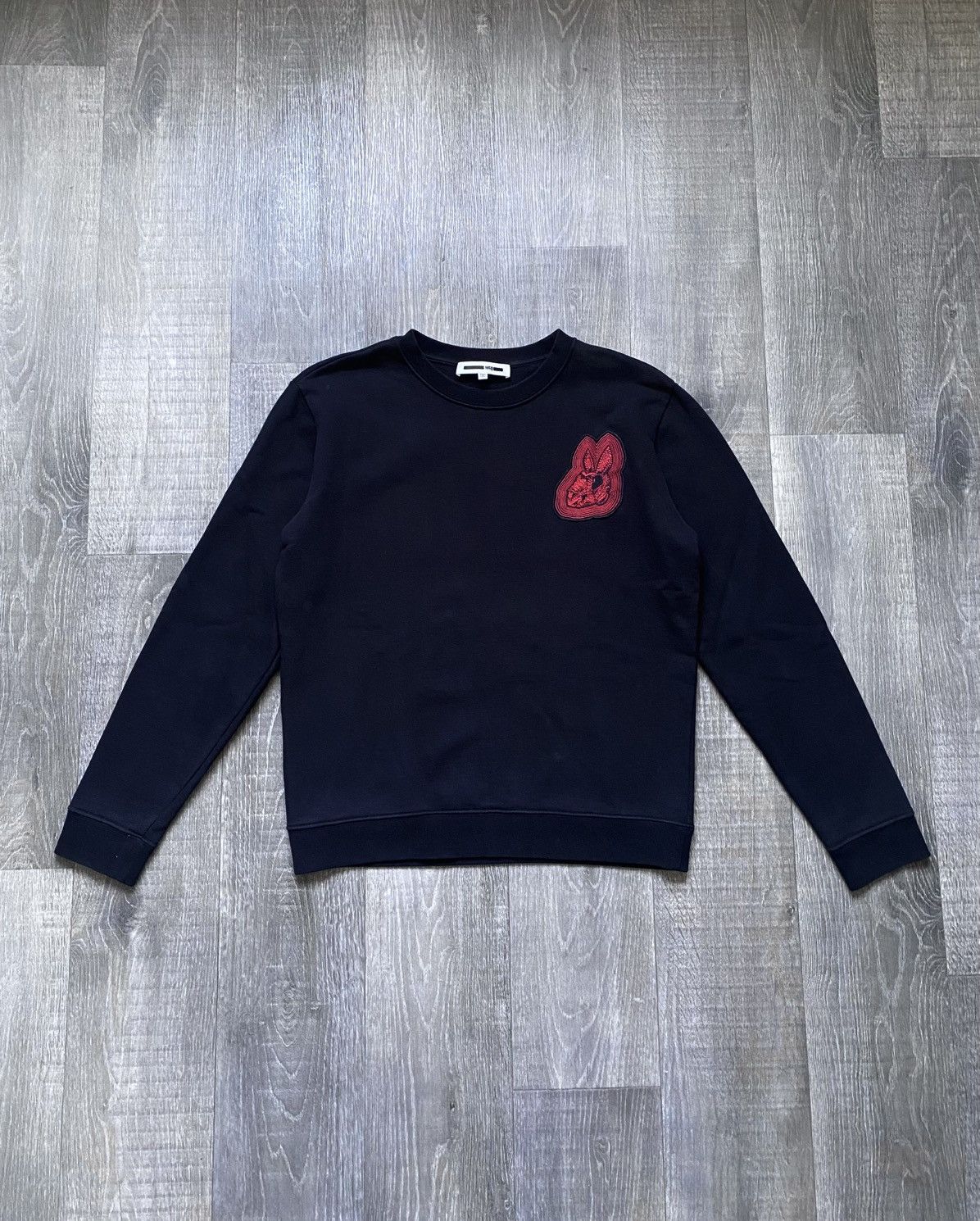 McQ Alexander McQueen Alexander McQueen Red Rabit Scull Embroidery Logo Sweatshirt Size US S / EU 44-46 / 1 - 2 Thumbnail