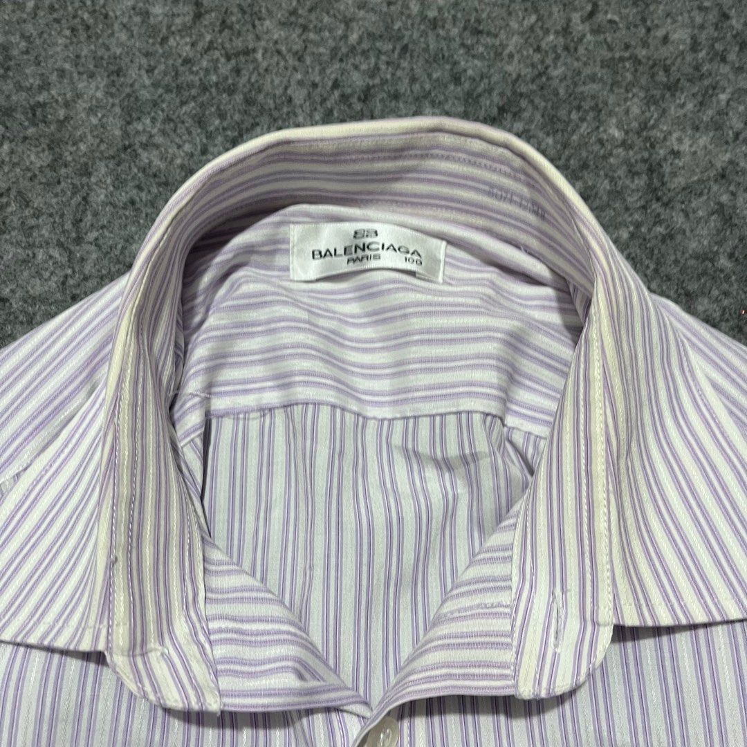 Balenciaga Balenciaga stripe shirt Size US L / EU 52-54 / 3 - 2 Thumbnail