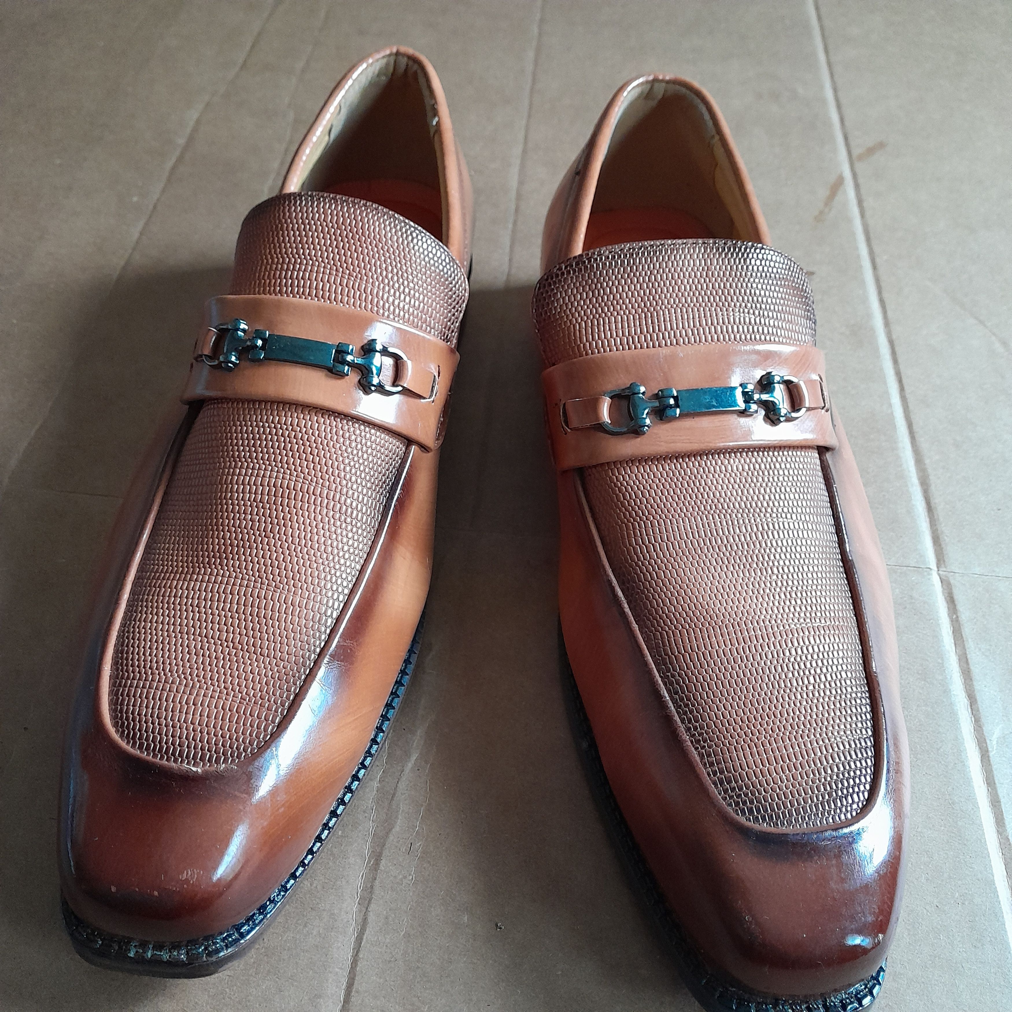 Other Antonio Cerrelli Elite Men’s Brown Leather Loafers Size US 12 / EU 45 - 1 Thumbnail
