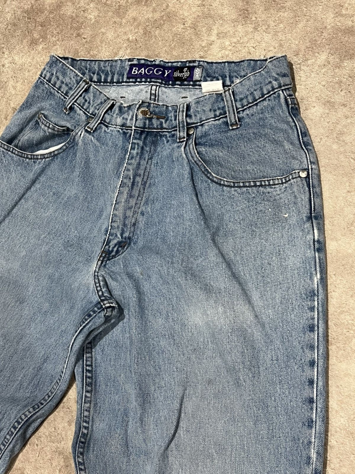 Levi's × Levi's Vintage Clothing × Vintage Baggy SilverTab Vintage Distressed Levis Size US 32 / EU 48 - 3 Thumbnail