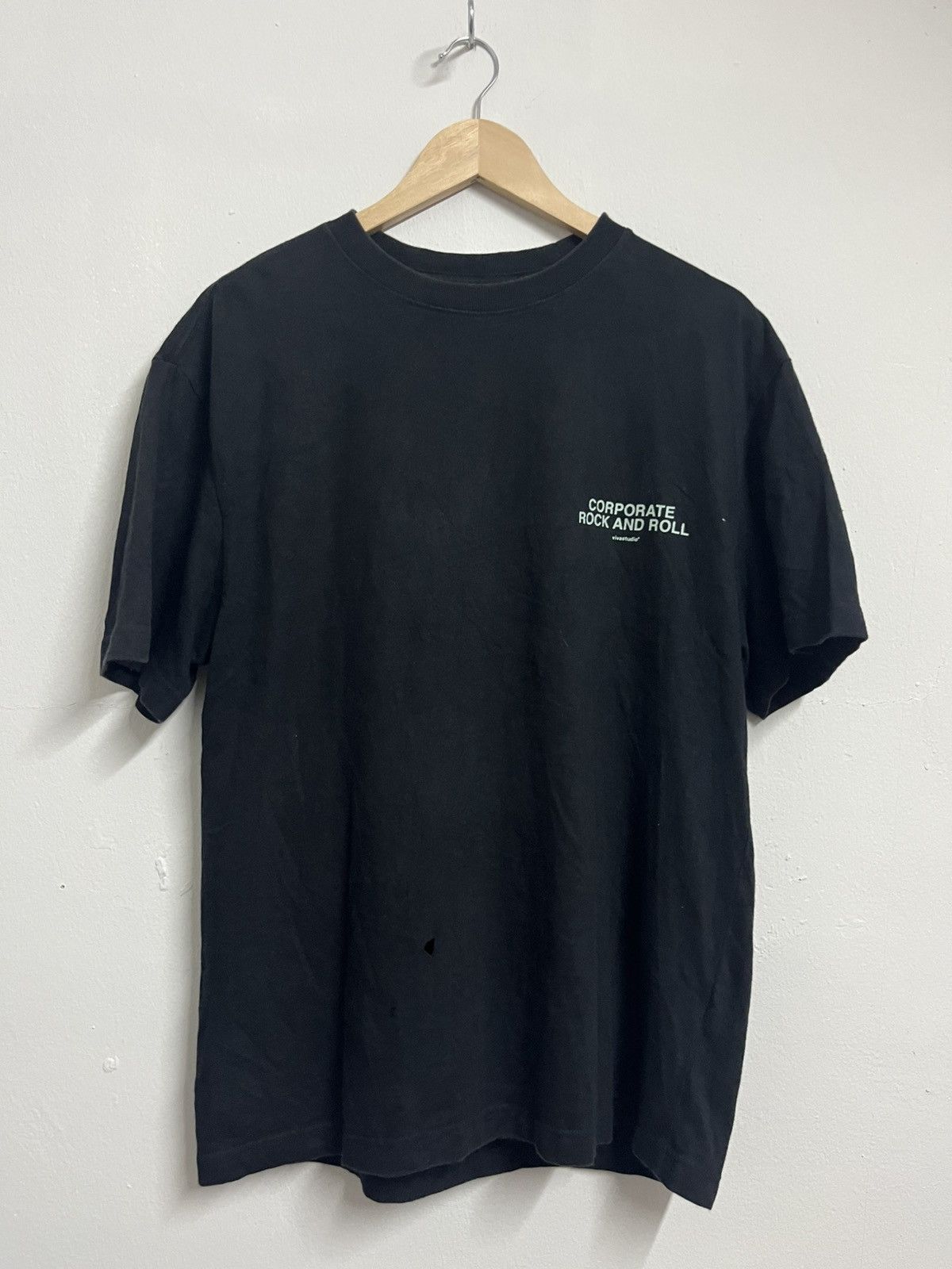 Japanese Brand 💥Grailed Sale💥Vivastudio International Oval Logo T Shirts Size US M / EU 48-50 / 2 - 2 Thumbnail