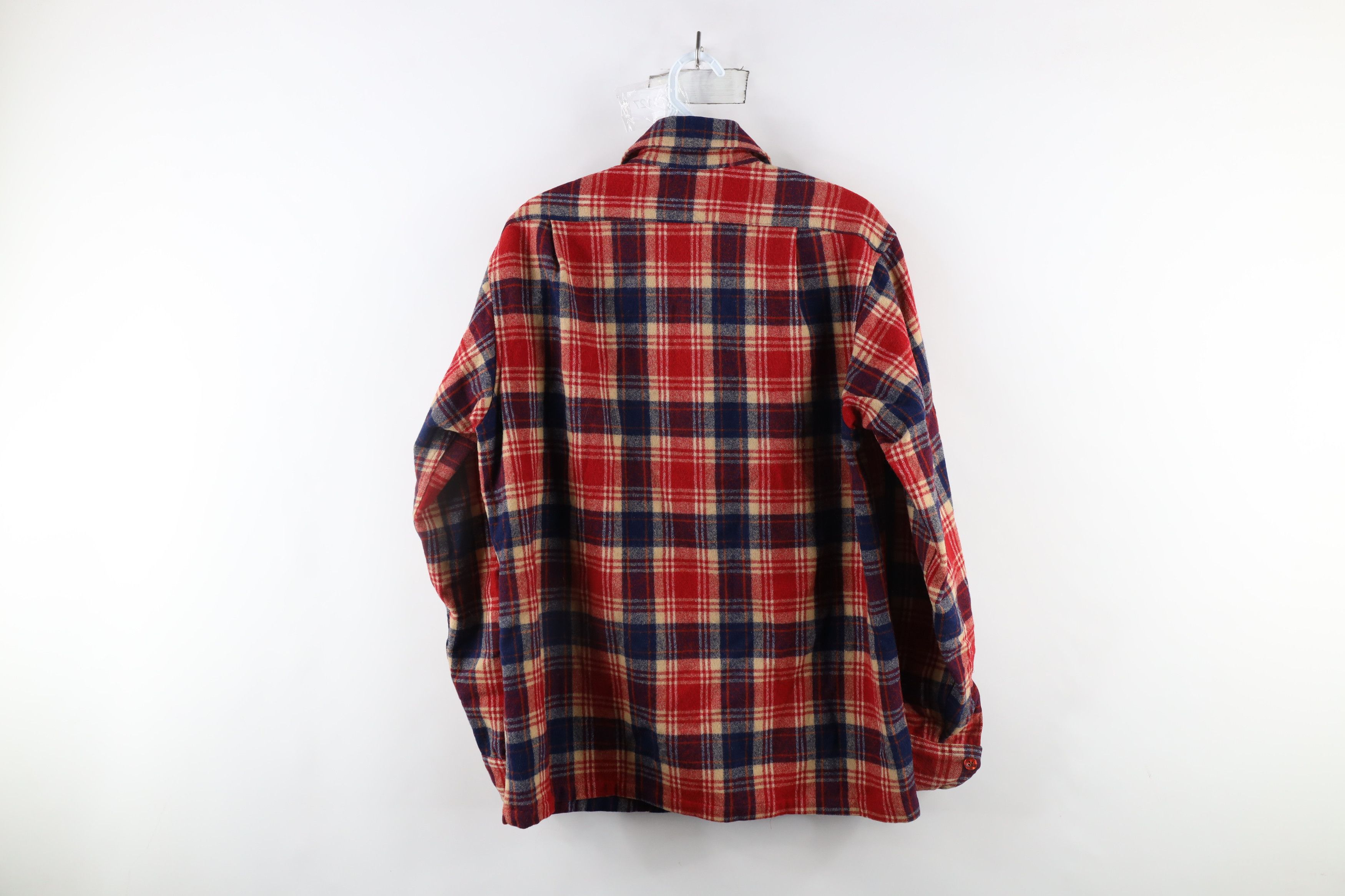 Pendleton × Vintage Vintage 60s 70s Pendleton Collar Wool Board Button Shirt USA Size US M / EU 48-50 / 2 - 8 Thumbnail