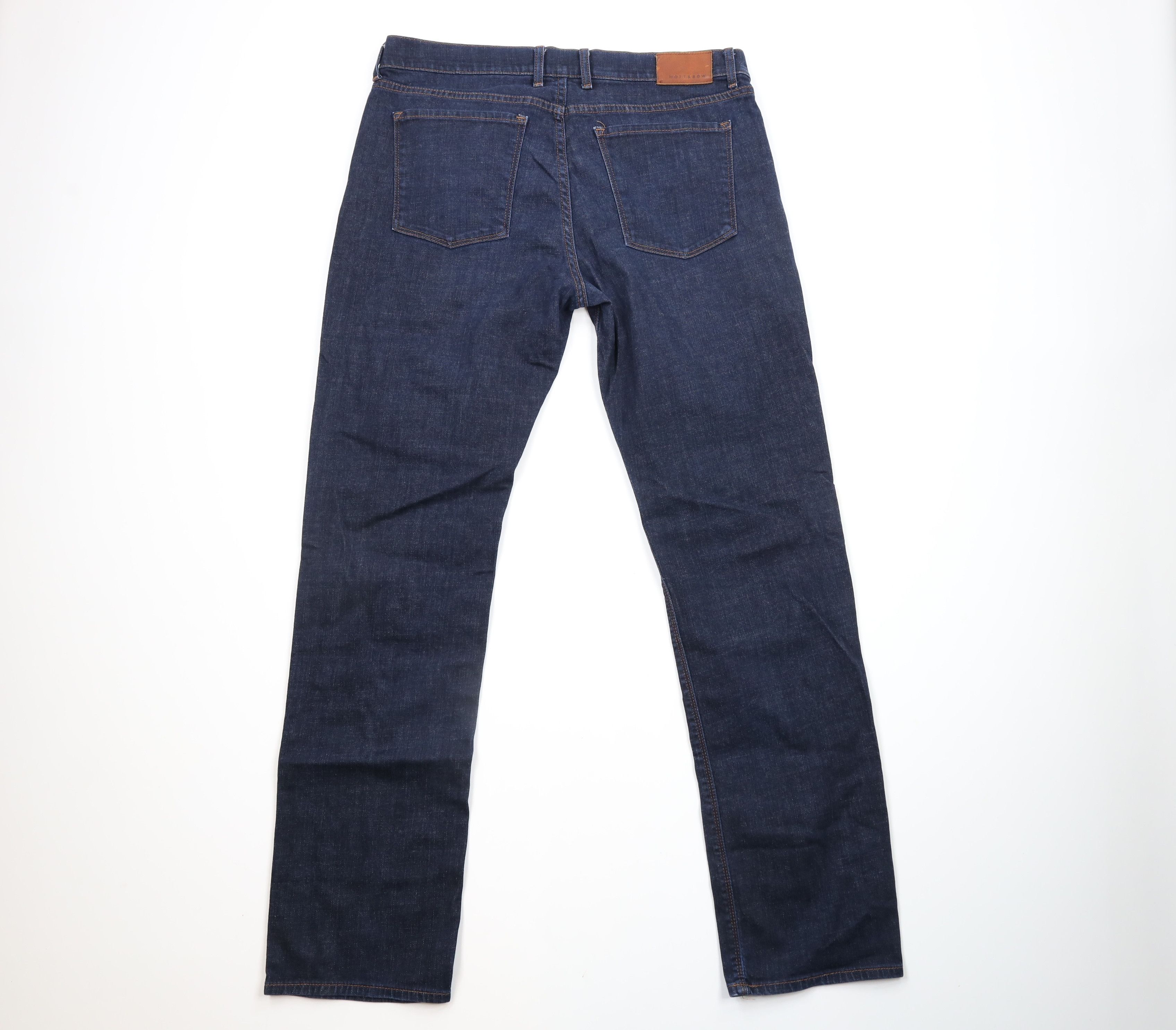Mott & Bow × Vintage Mott & Bow Stretch Slim Fit Leg Denim Jeans Pants Blue Size US 38 / EU 54 - 8 Thumbnail
