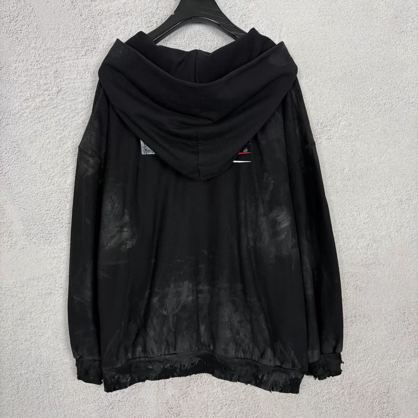 Balenciaga Balenciaga FW22 Tie-Dye Logo Zip-Hood Oversize Unisex Jkt Size XXL / US 16-18 / IT 52-54 - 2 Thumbnail
