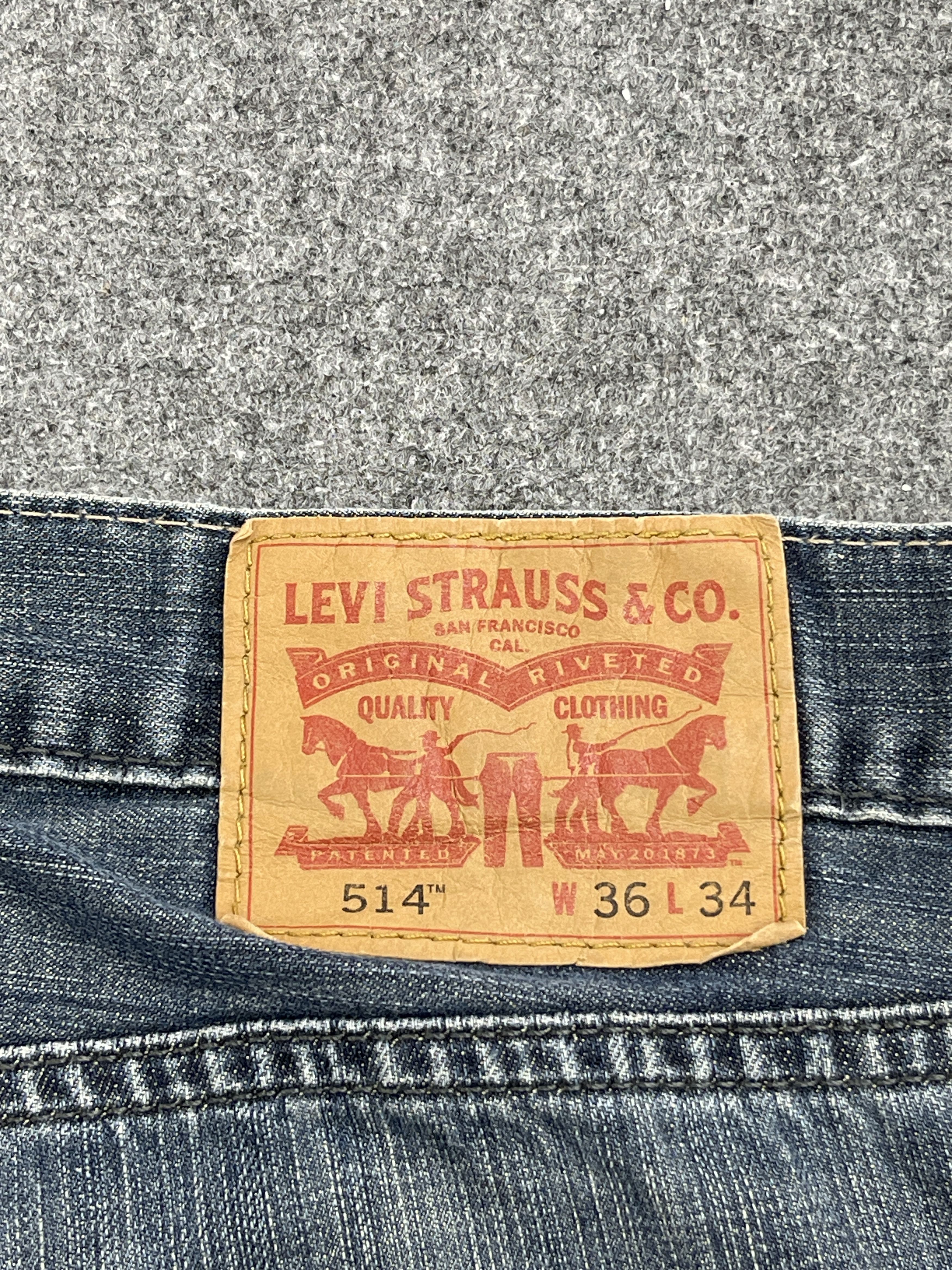 Levi's × Vintage Vintage Levi's 514 Faded Blue Jeans DP2565 Size US 36 / EU 52 - 5 Thumbnail