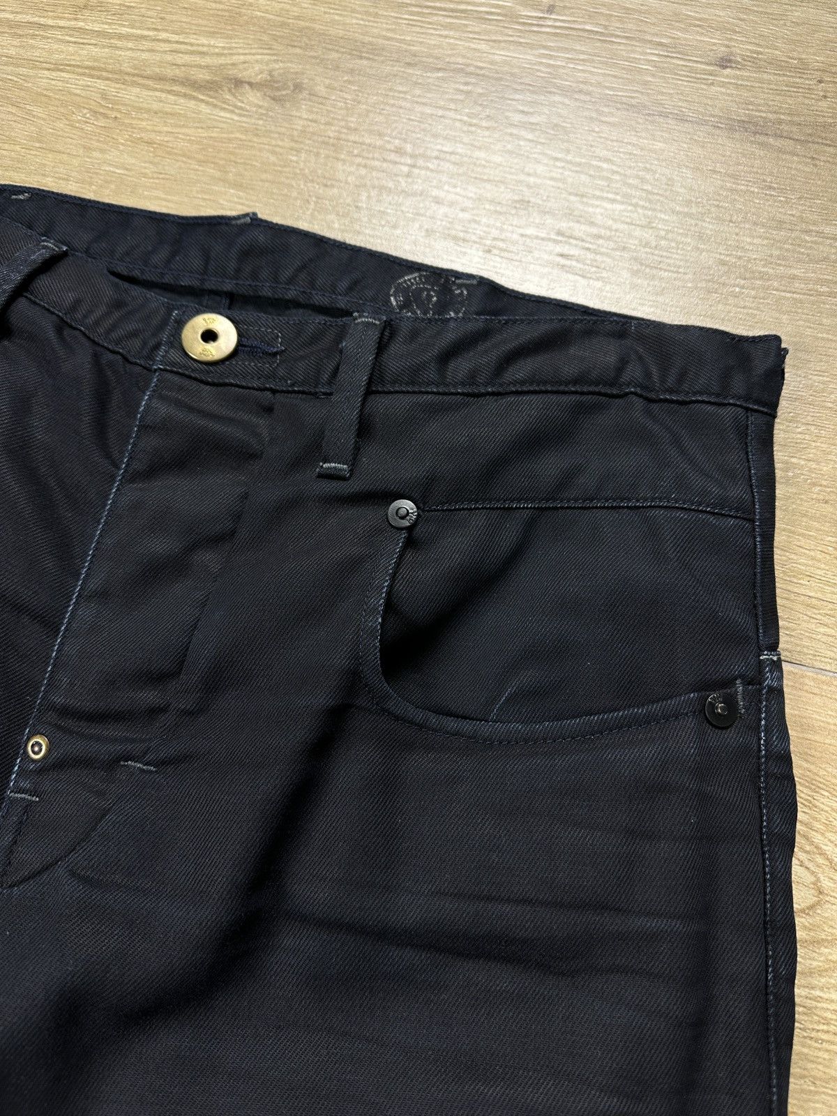 G-Star × Vintage Vintage Y2K G-Star Raw Waxed Denim Pants Size US 30 / EU 46 - 10 Thumbnail