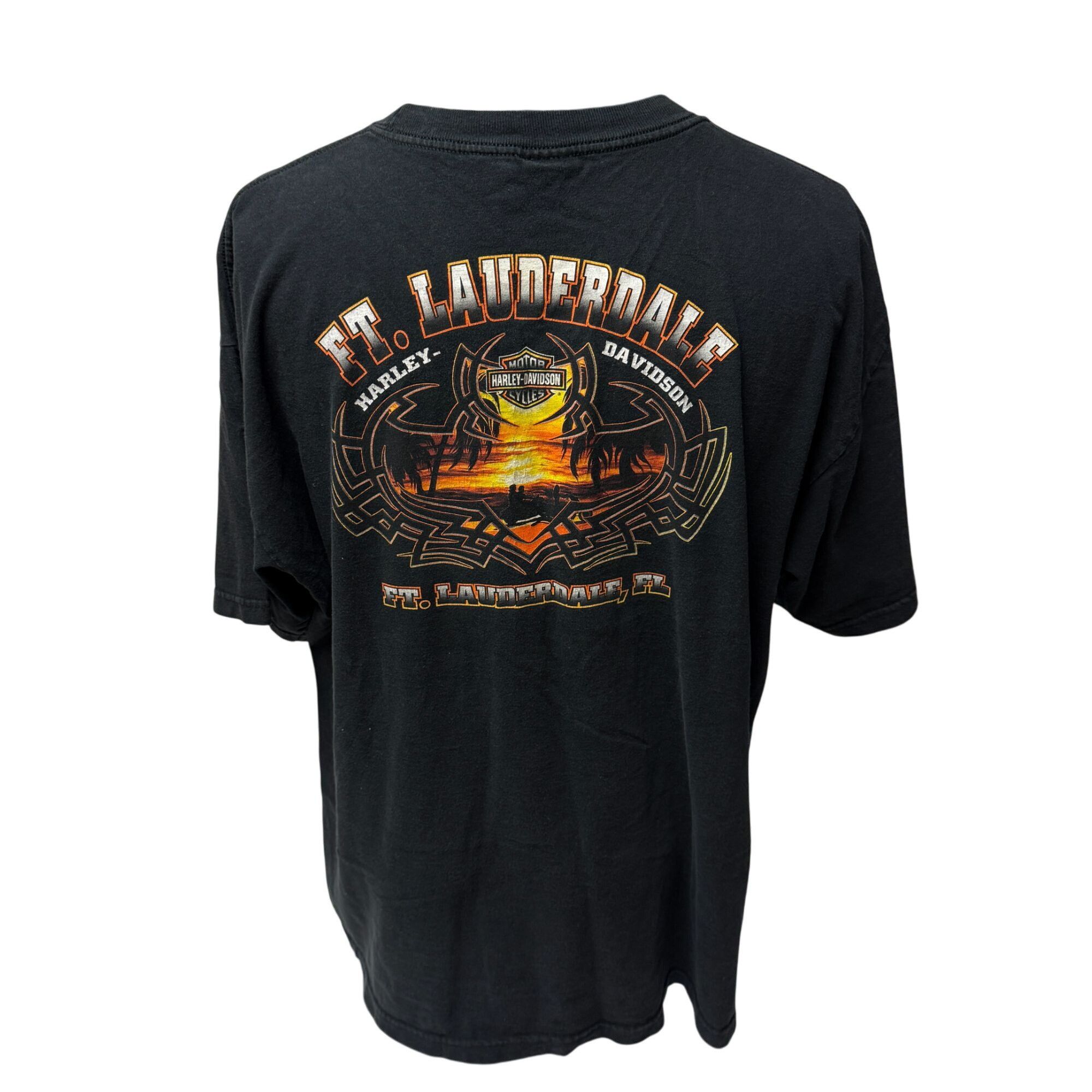 Harley Davidson HD ATV SUNSET CRUIZ Ft Lauderdale Fl HOWLIG WOLF Biker Shirt Size US XXL / EU 58 / 5 - 4 Thumbnail
