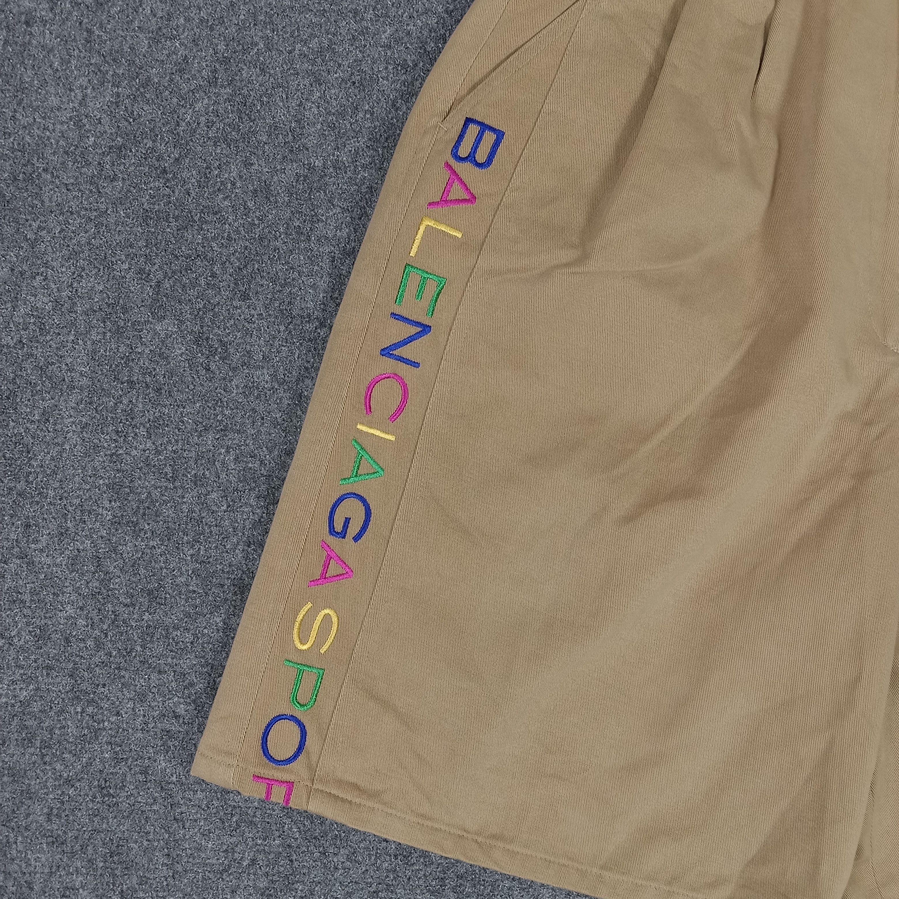 Balenciaga × Vintage Balenciaga Sports Italian Brand Baggy Shorts Pants Size 22" - 2 Thumbnail