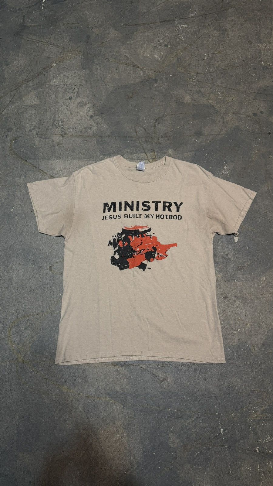 Band Tees Ministry Jesus Built My Hotrod No Man with a Good Car Size US L / EU 52-54 / 3 - 1 Thumbnail