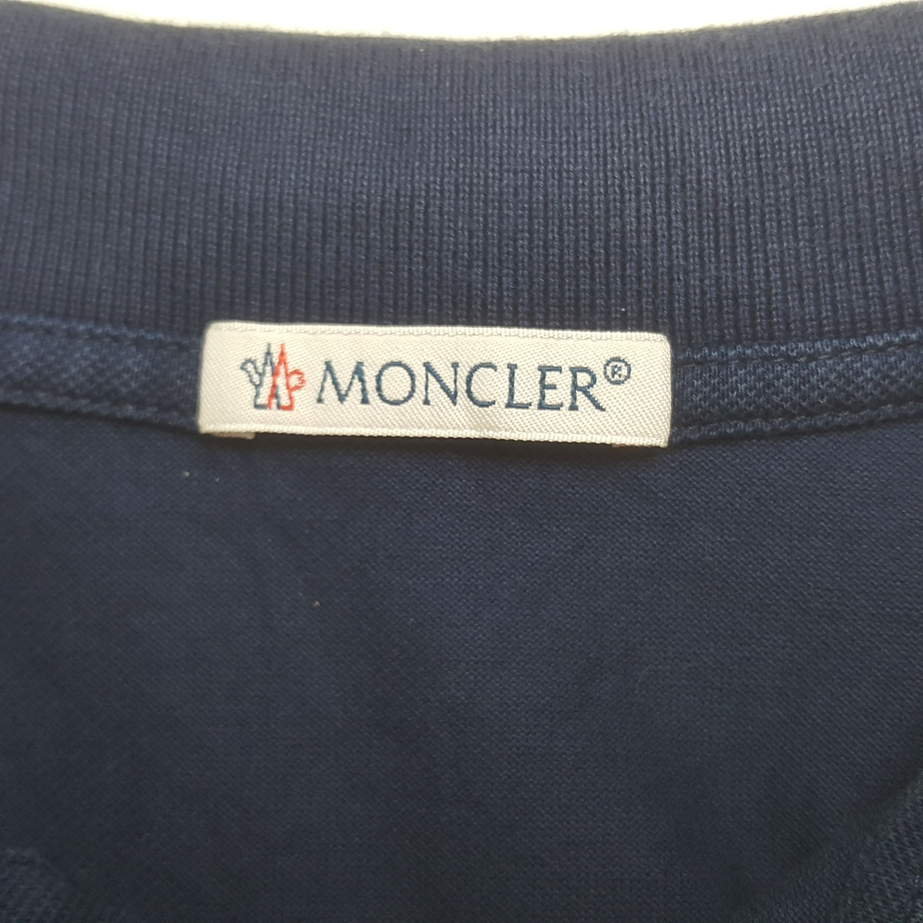Moncler Vintage Moncler Designer Brand Polos RR14 Size US M / EU 48-50 / 2 - 4 Thumbnail