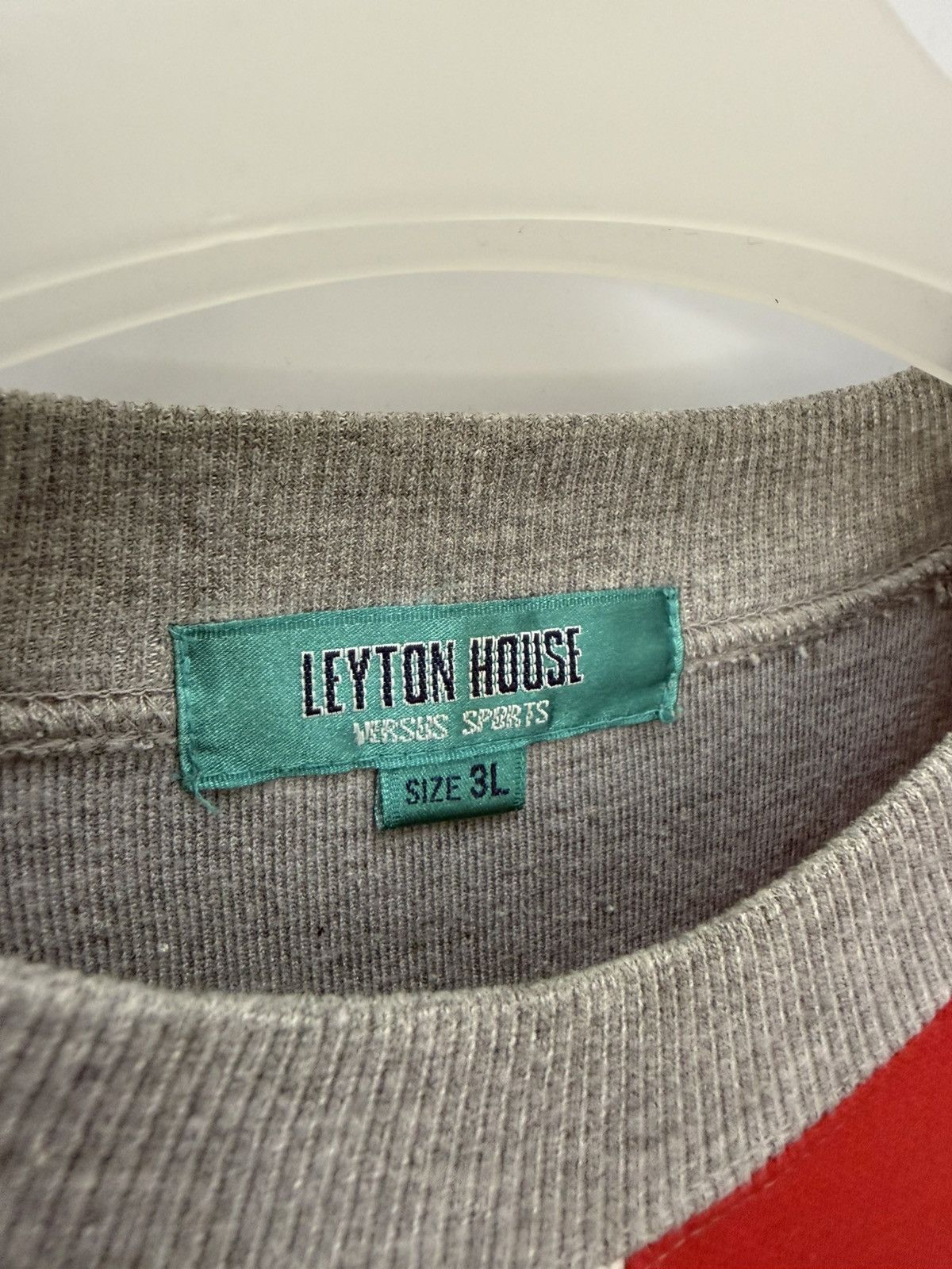 Japanese Brand ⚡️Leyton House Embroided Logo Multicolor Roundneck Sweatshirt Size US L / EU 52-54 / 3 - 5 Thumbnail