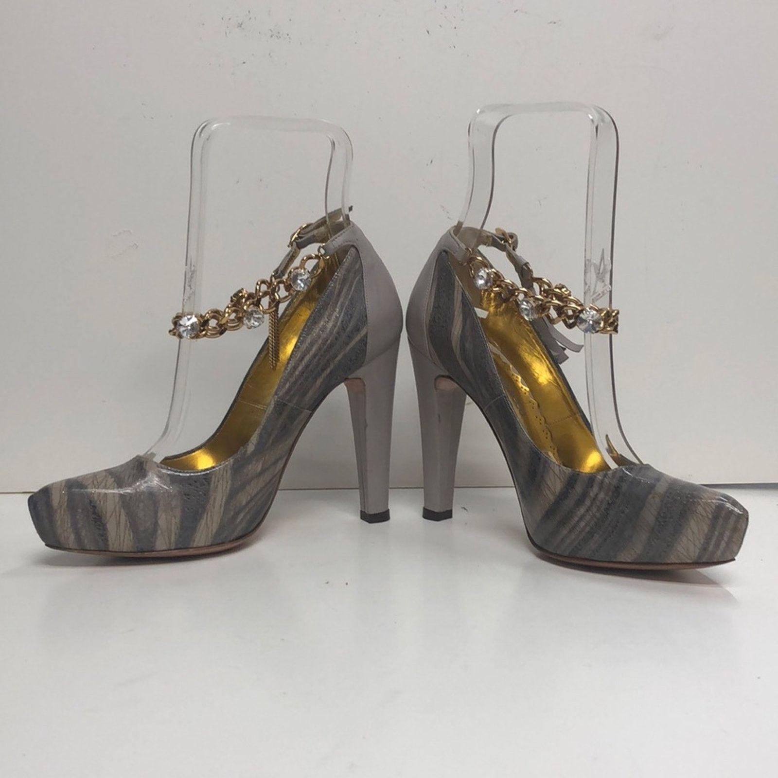 & Other Stories Francesco Sacco Made in Italy Taupe High Heel Size US 7 / IT 37 - 2 Thumbnail