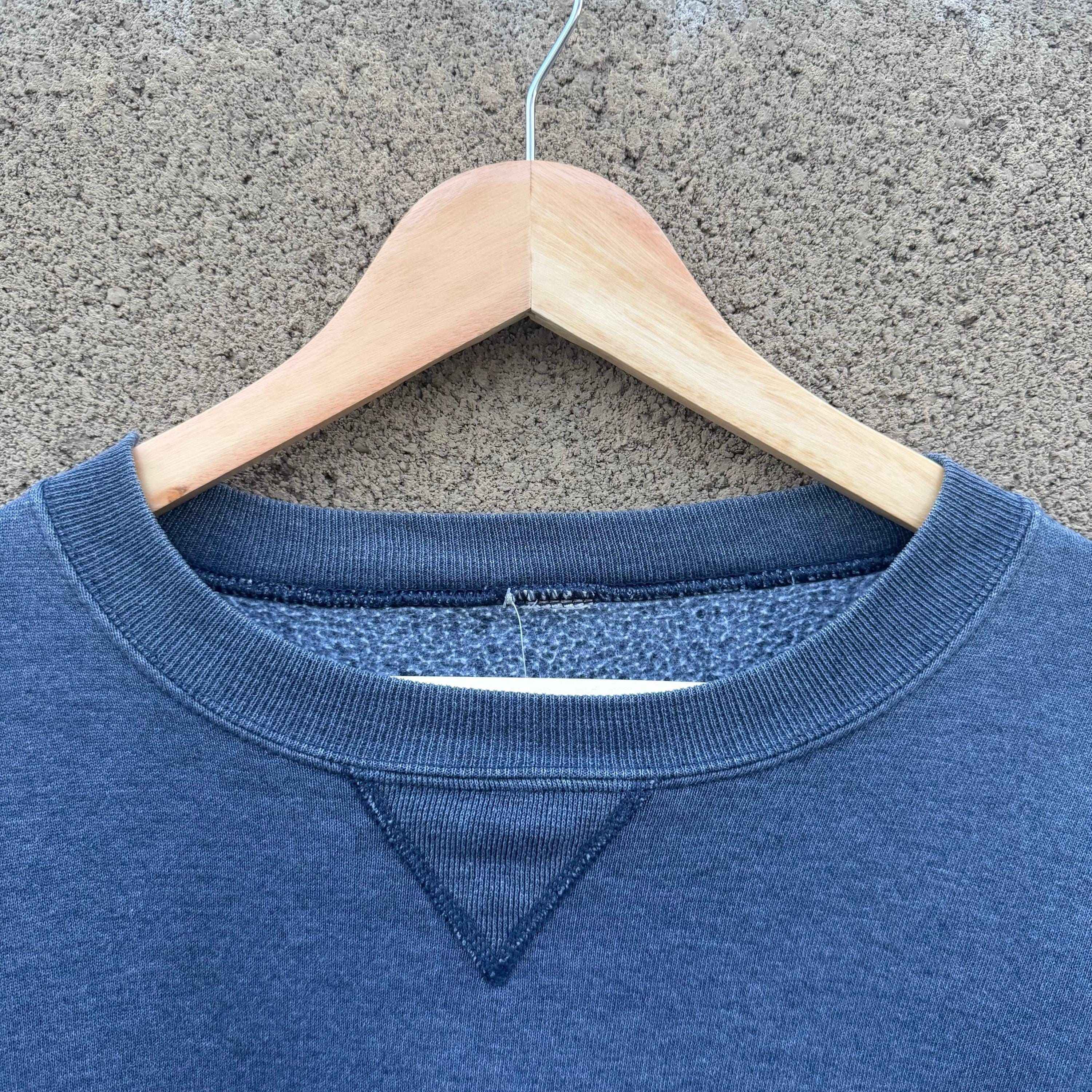 Russell Athletic 90’s Russell Athletic Faded Navy Crewneck Sweatshirt Size US L / EU 52-54 / 3 - 3 Thumbnail