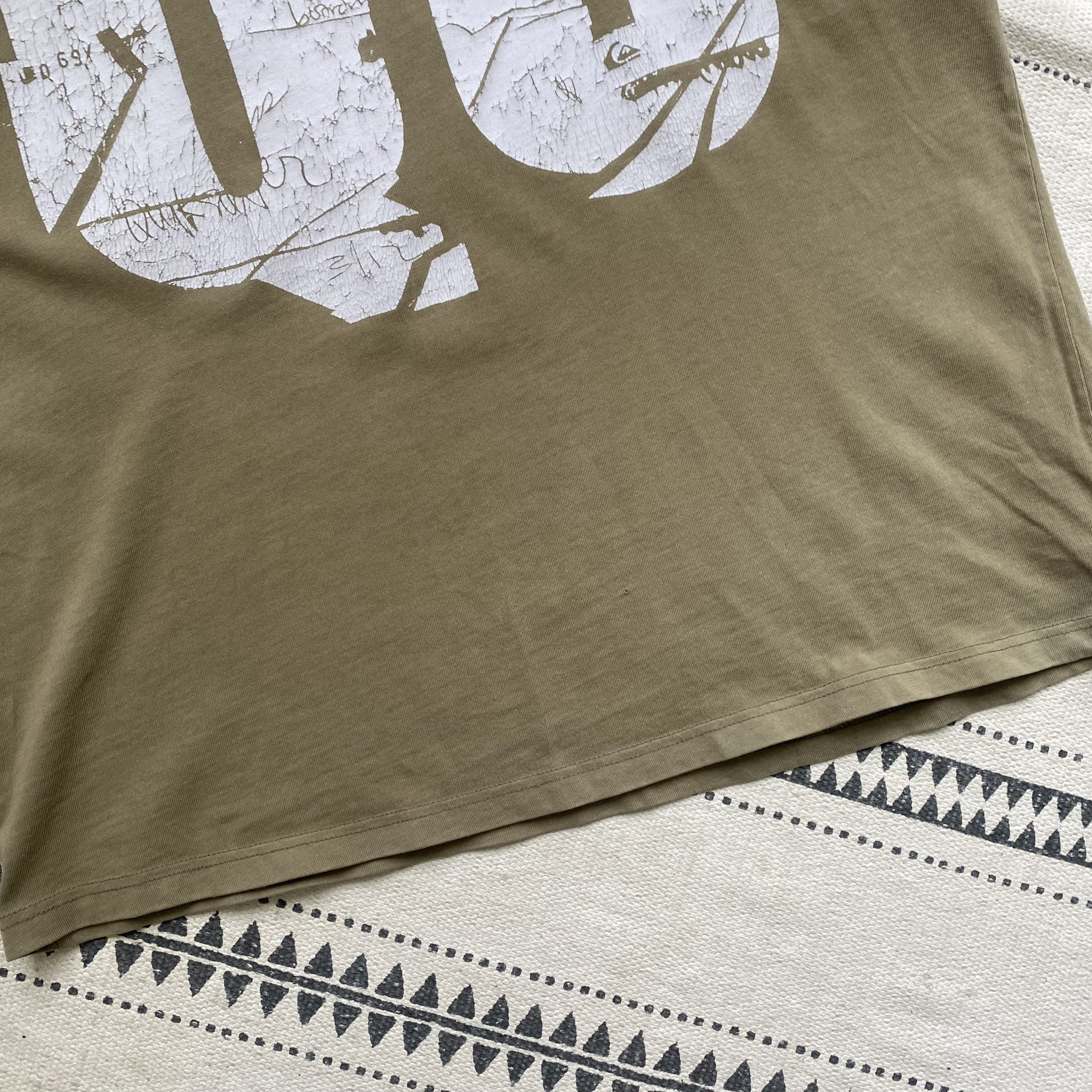Quiksilver 🦏 Vintage 90s Faded Quiksilver tee big logo Skster Surfer Size US M / EU 48-50 / 2 - 4 Thumbnail