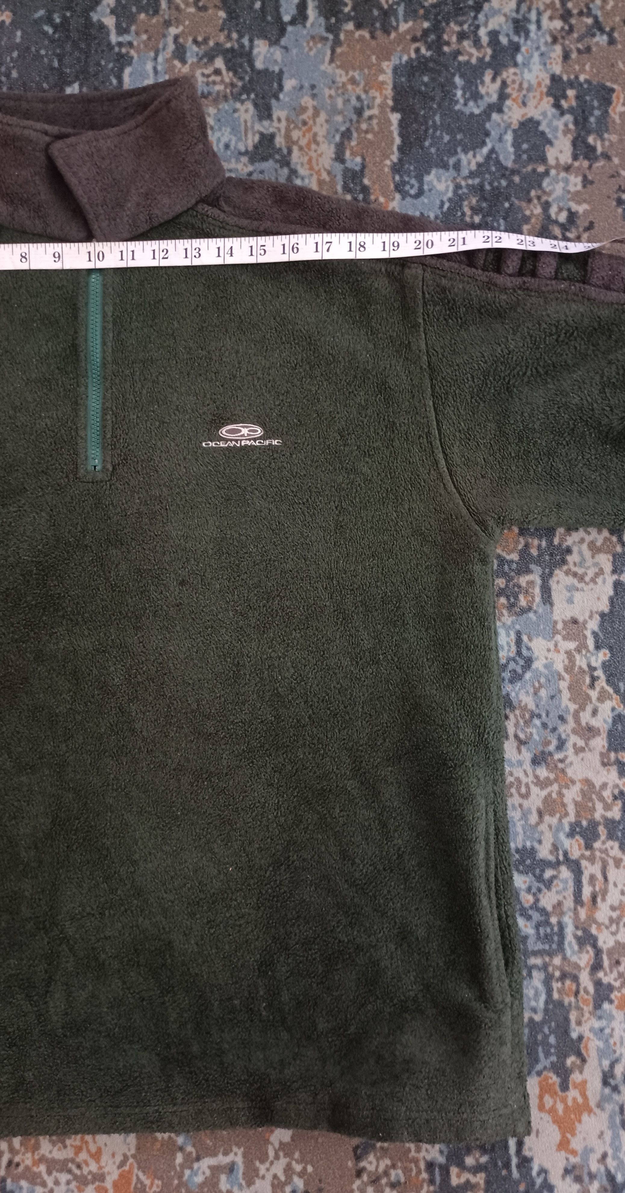 Ocean Pacific Vintage 90s Ocean Pacific Surfboard Fleece Halfzipper Jacket Size US L / EU 52-54 / 3 - 12 Thumbnail