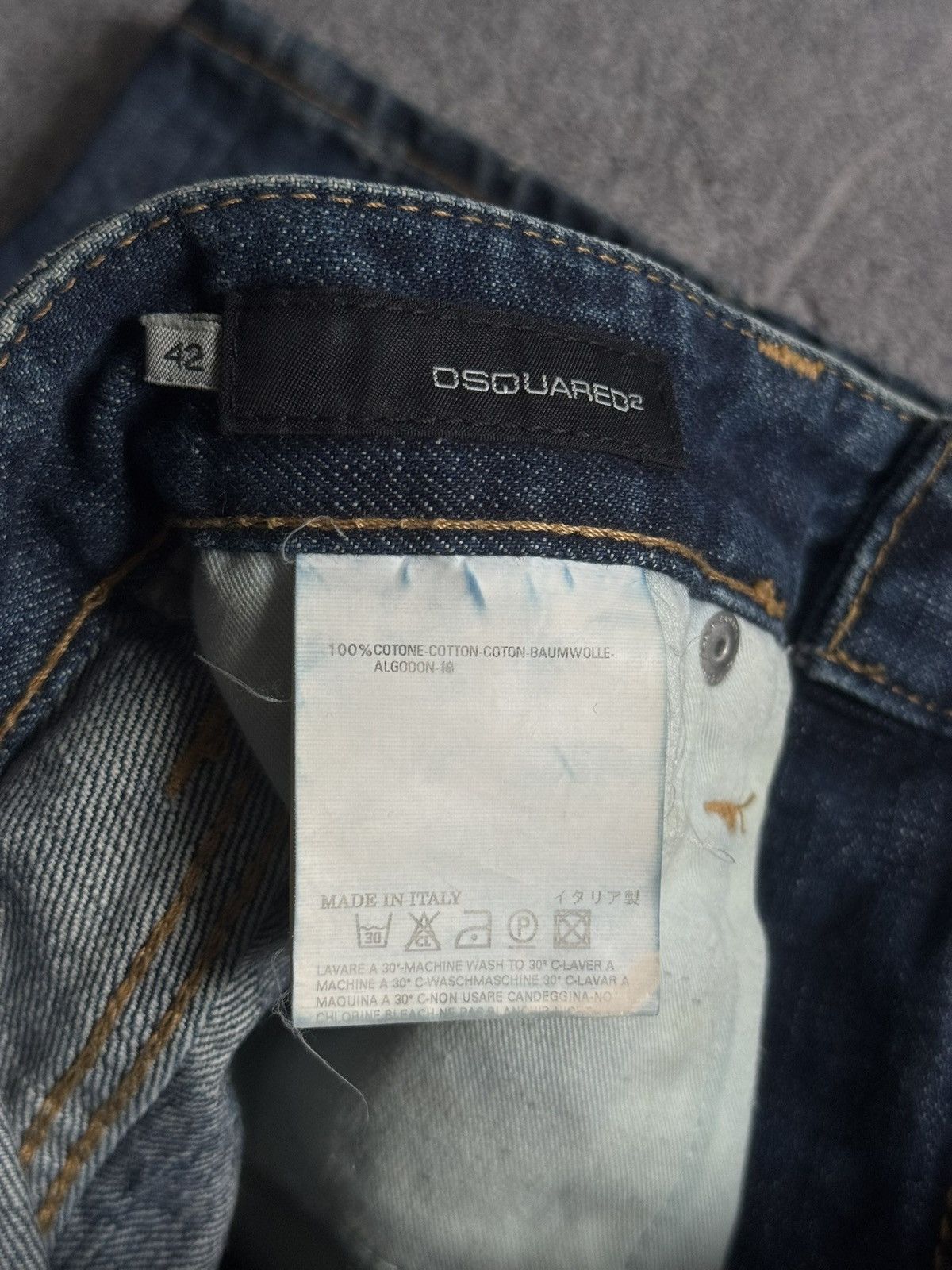 Dsquared2 Dsquared2 42size retro mini denim skirt avantgarde LGB Y2K Size 28" / US 6 / IT 42 - 12 Thumbnail