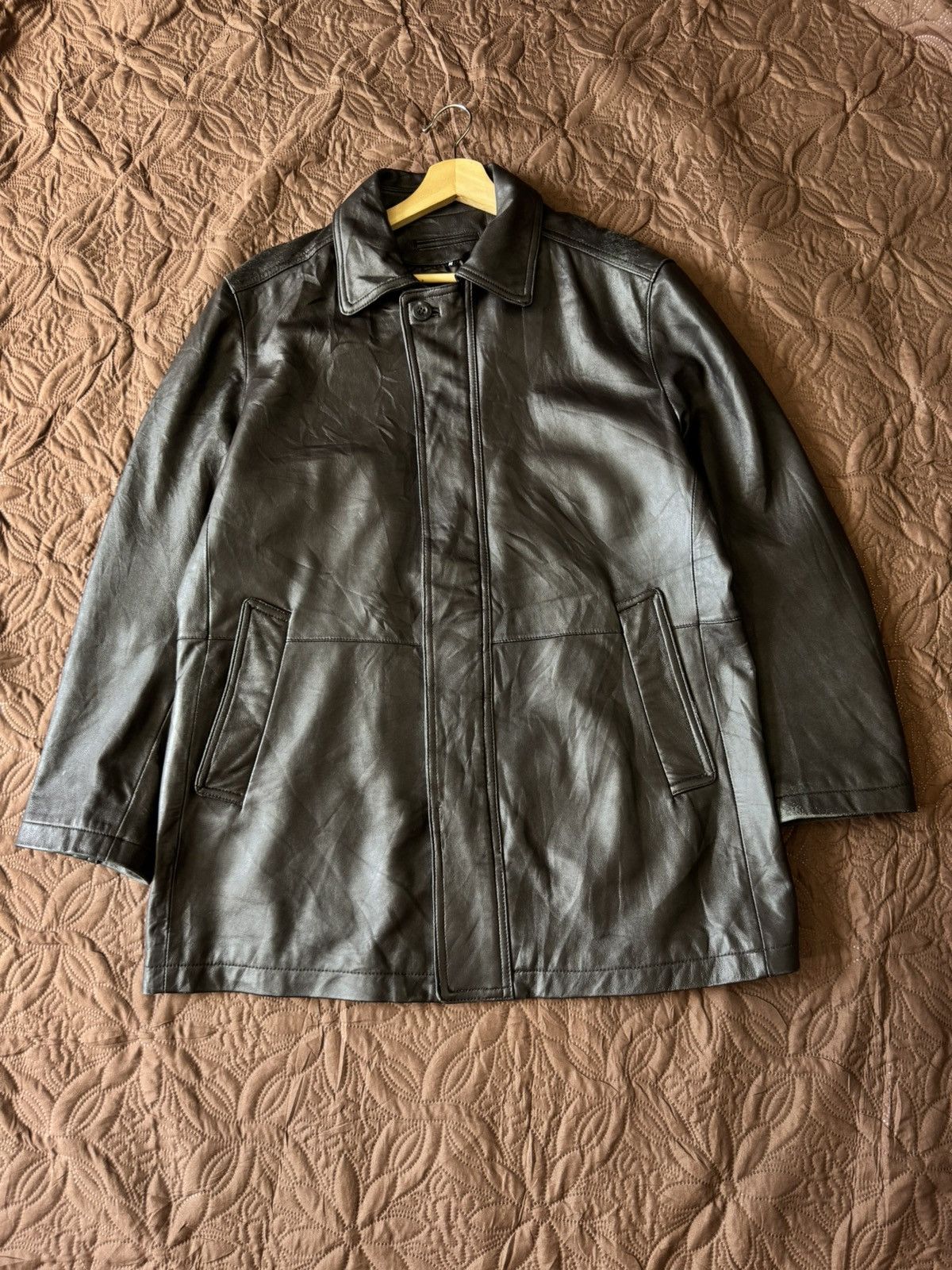 Balmain BALMAIN PARIS LEATHER COAT Size US L / EU 52-54 / 3 - 1 Thumbnail