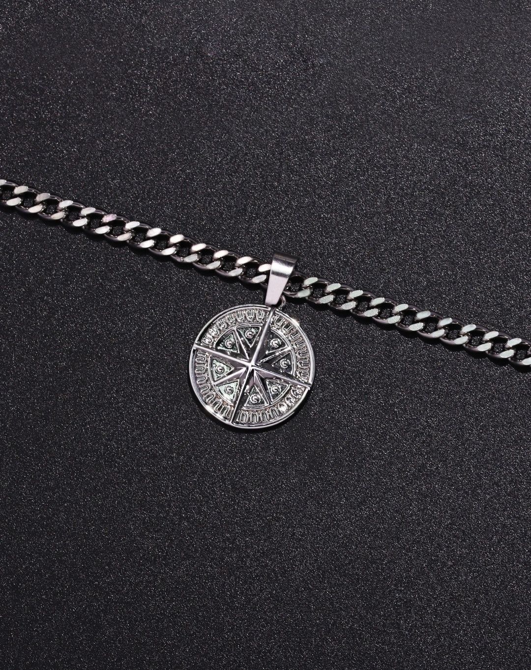 Jewelry × Vintage Compass pendant 50cm necklace vintage vibe Size ONE SIZE - 2 Thumbnail