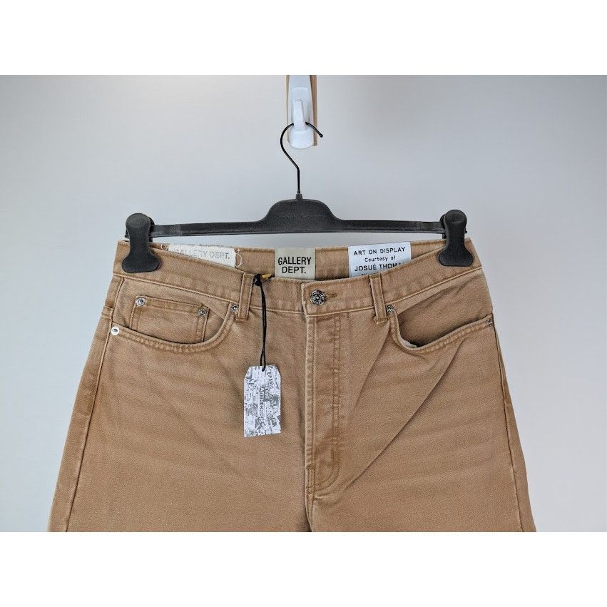 Gallery Dept. o1rshd1 5-Pocket Slim Denim Jeans in Tan Size US 32 / EU 48 - 3 Thumbnail