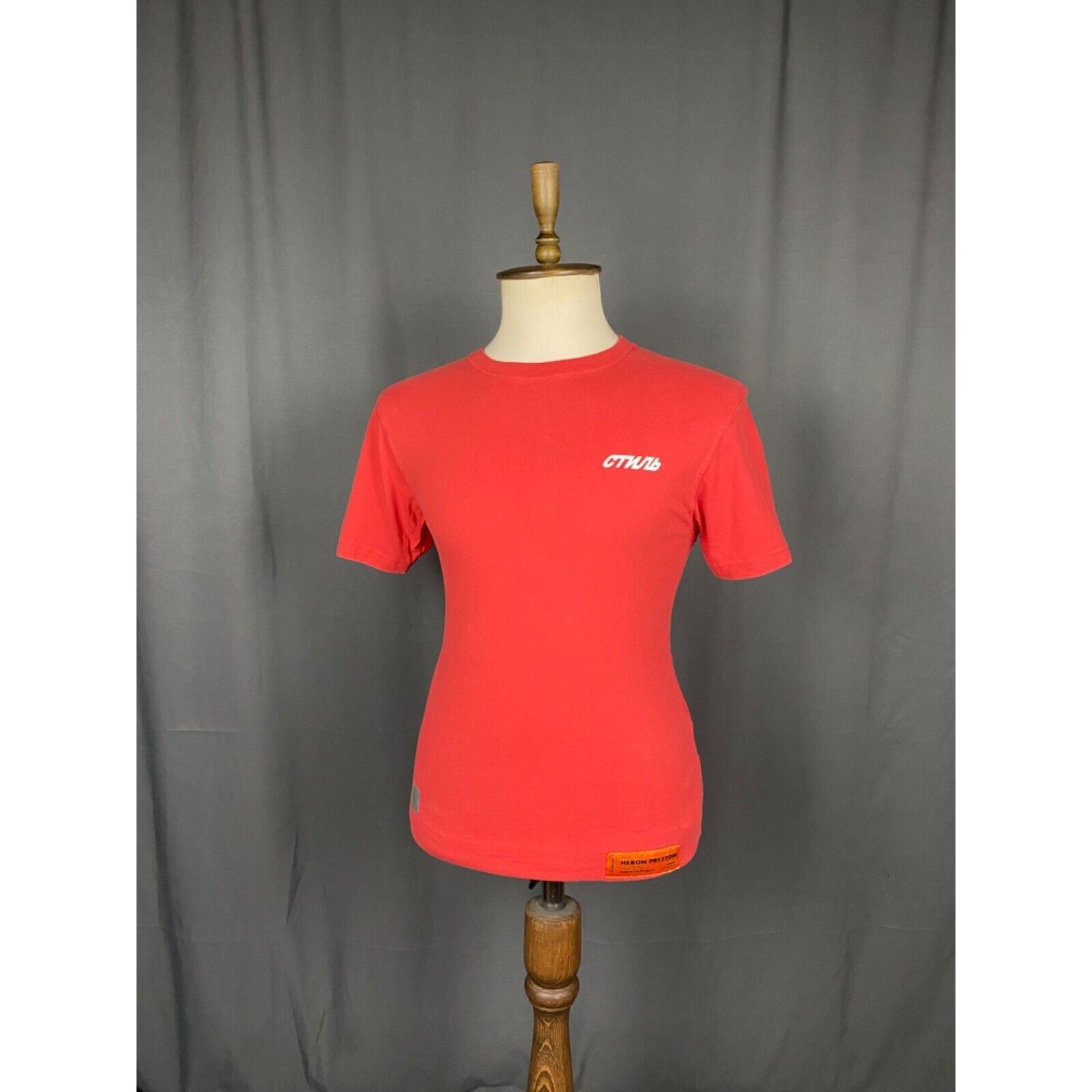 Heron Preston Heron Preston Big Logo Men's Red T-Shirt Size S Size US S / EU 44-46 / 1 - 2 Thumbnail