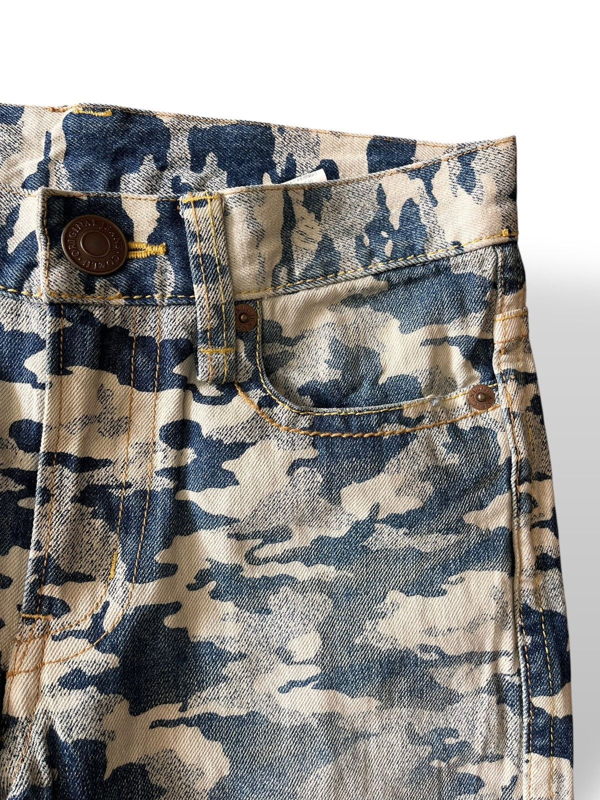 If Six Was Nine Japanese Brand Co & Lu Fullprint Jeans Size US 30 / EU 46 - 19 Thumbnail