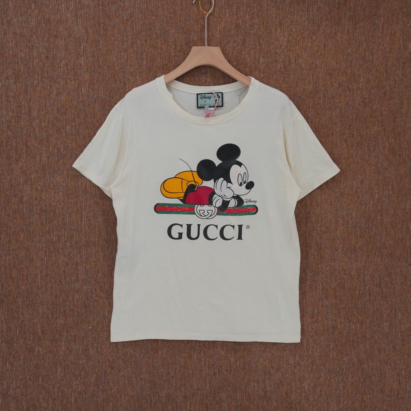Gucci Gucci Beige T-Shirt m Men Size US M / EU 48-50 / 2 - 1 Thumbnail