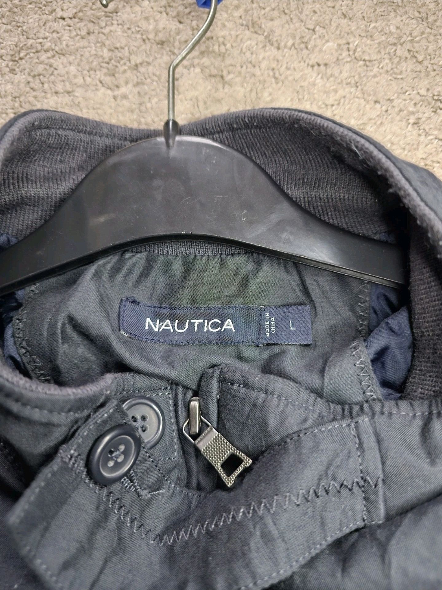Nautica Nautica Men’s Navy Full Zip Jacket L Size US L / EU 52-54 / 3 - 5 Thumbnail