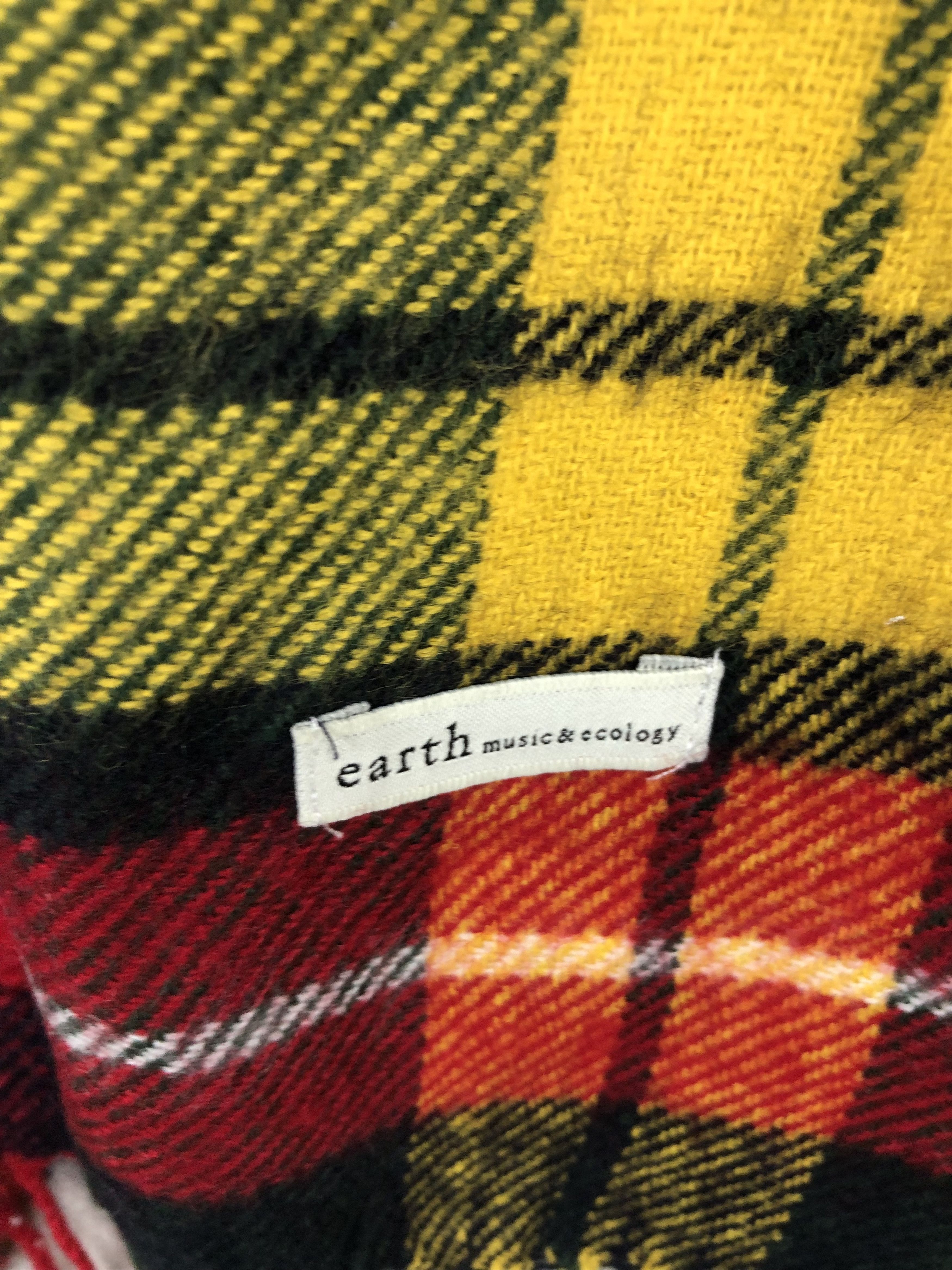 Japanese Brand Earth Music & Ecology Scarf Muffler Neck Scarf Size ONE SIZE - 6 Thumbnail