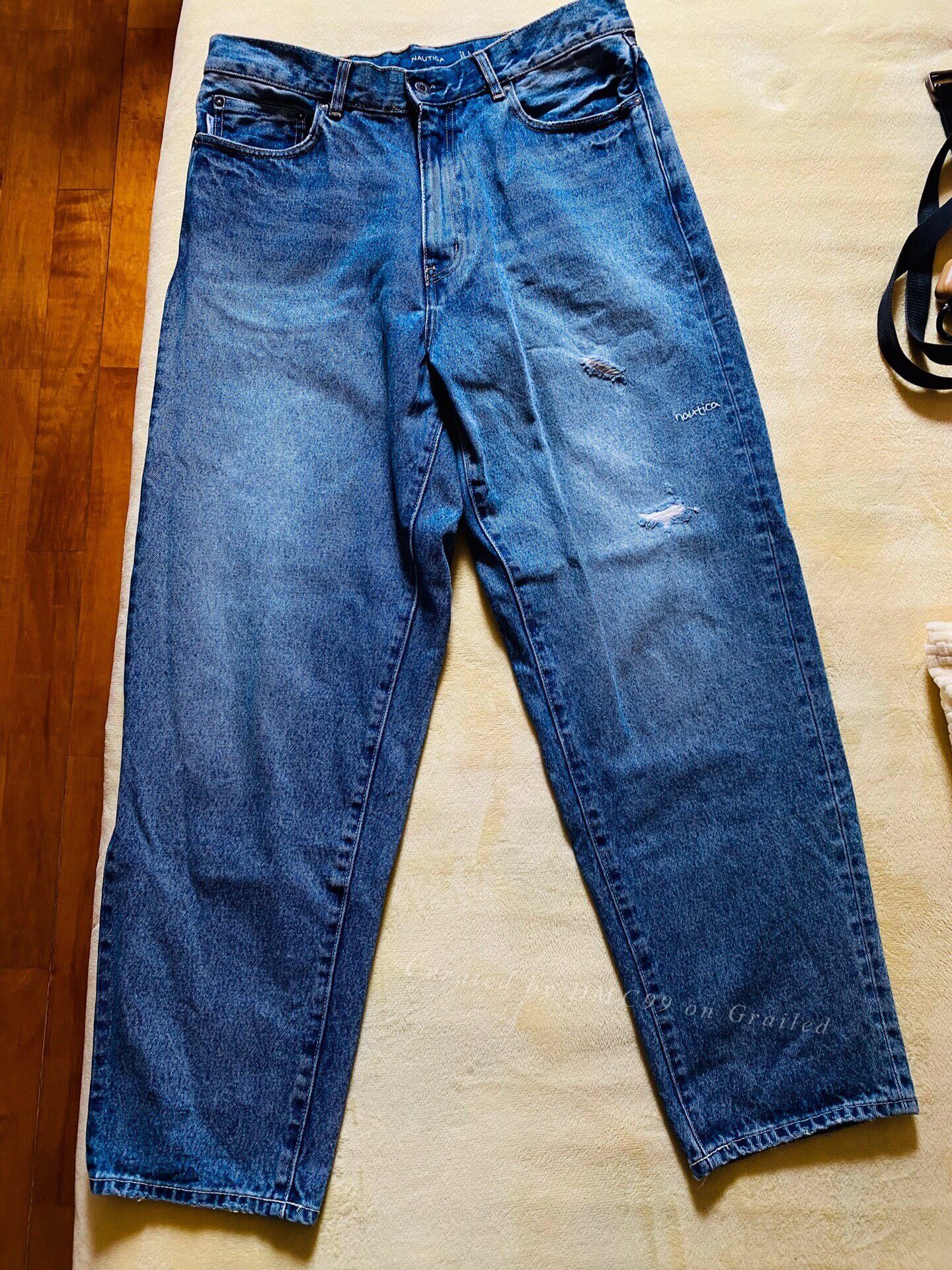 Beams Japan Nautica Beams Washed Embroidered Relaxed Jeans Size US 28 / EU 44 - 1 Thumbnail