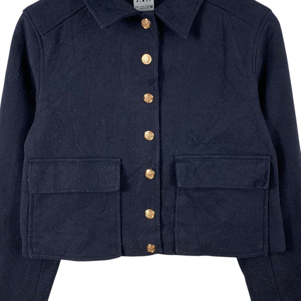 Zara ZARA Casualwear Designer Wool Fully Button Sweater Jacket Size M / US 6-8 / IT 42-44 - 5 Thumbnail