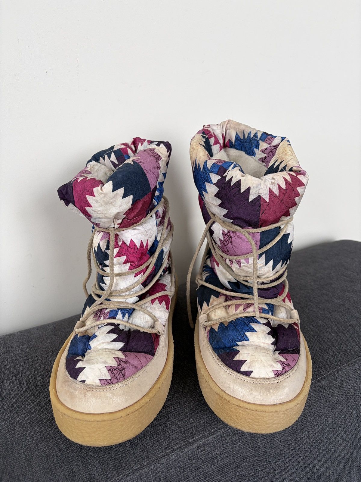 Isabel Marant Isabel Marant Snow Moon Boot Multicolor Winter Boot Size US 9 / IT 39 - 7 Thumbnail