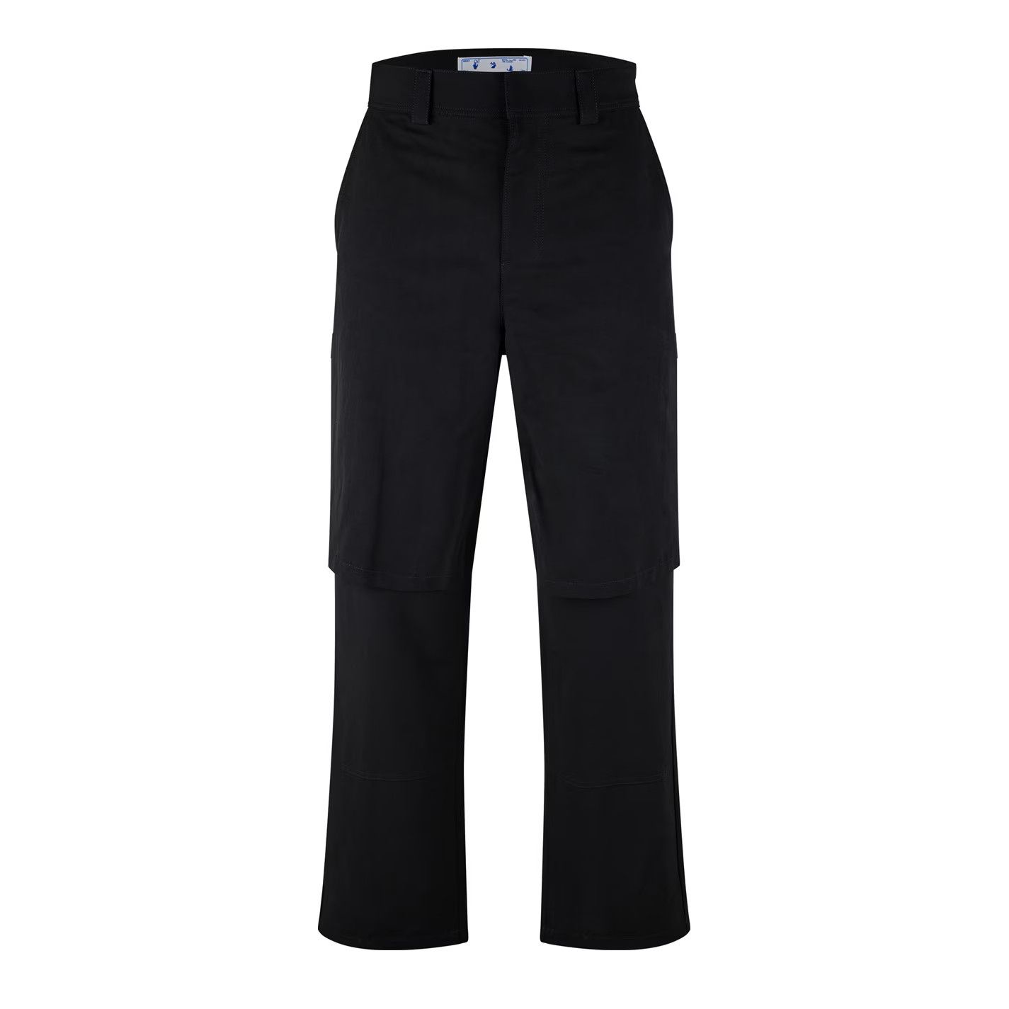 Off-White o1g2r1mq0226 Carpenter Cotton Cargo Trousers In Black Size US 30 / EU 46 - 1 Thumbnail