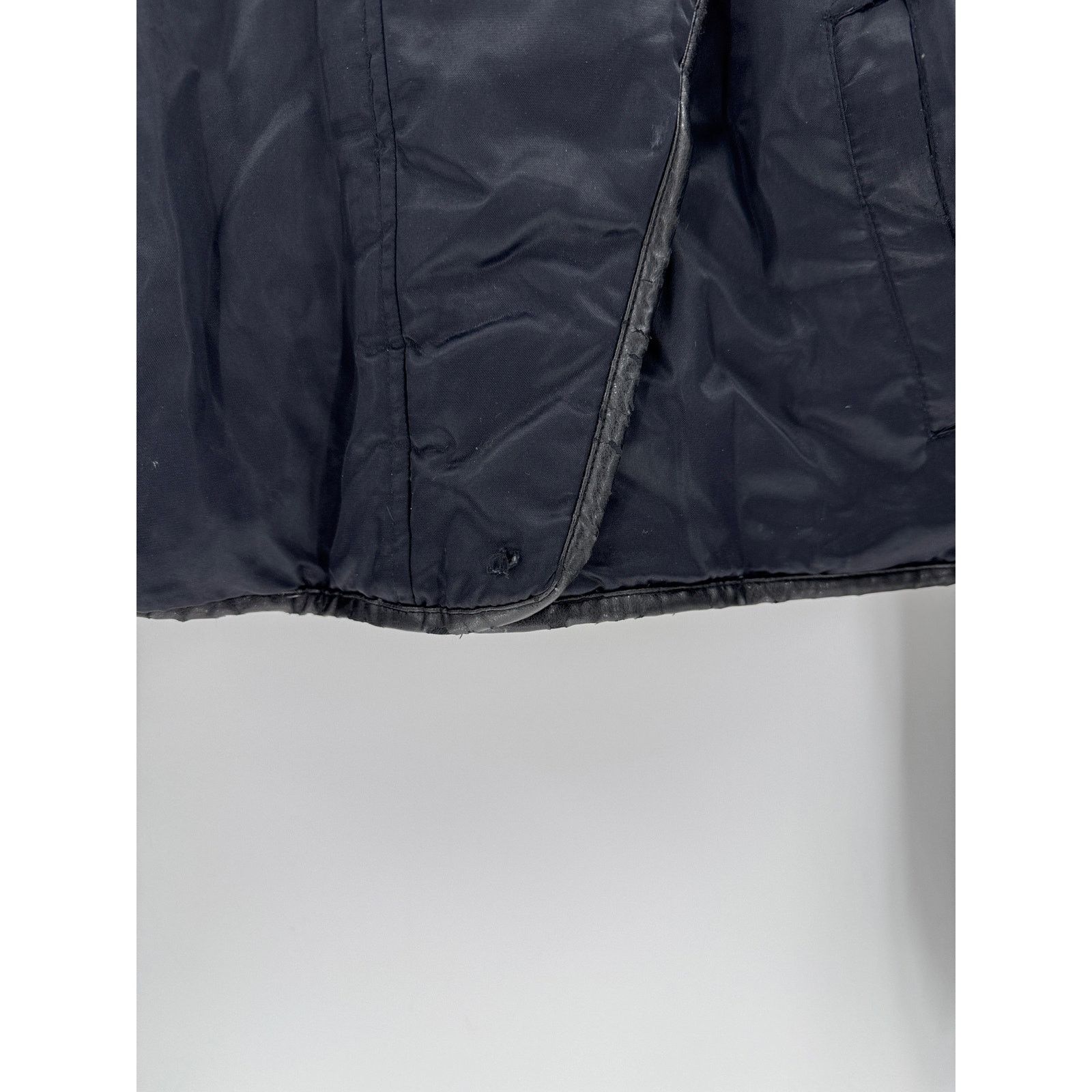 G-Unit G Unit black cropped down jacket rabbit fur size M Y2K bling Size M / US 6-8 / IT 42-44 - 3 Thumbnail