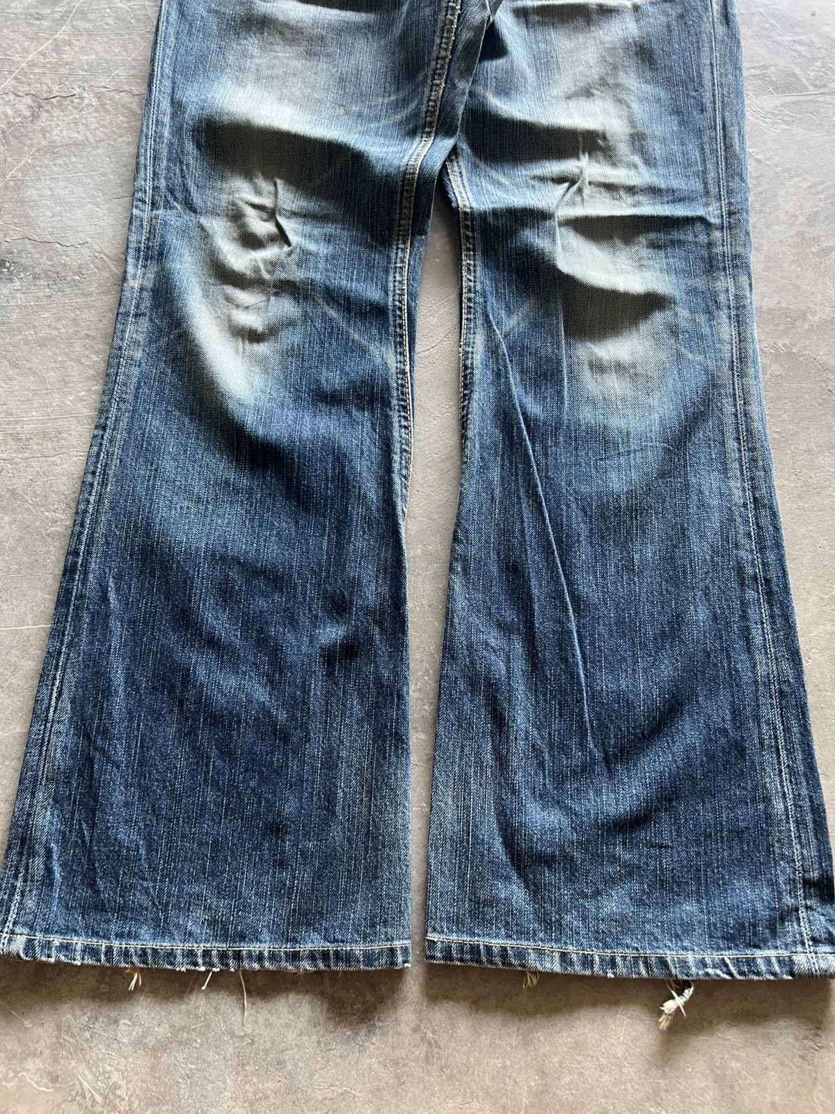 20471120 × Edwin × Japanese Brand flare edwin blue trip 503 dope faded washed punk grunge Size US 33 - 10 Thumbnail