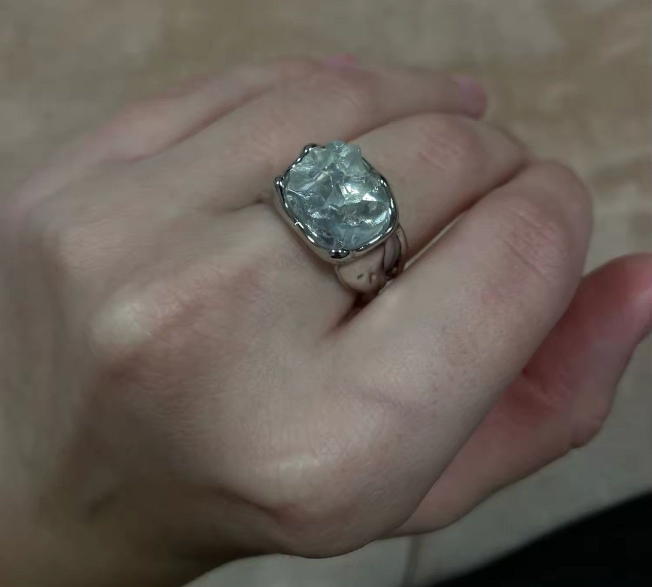 Vintage Classic Design Ring Size ONE SIZE - 2 Thumbnail