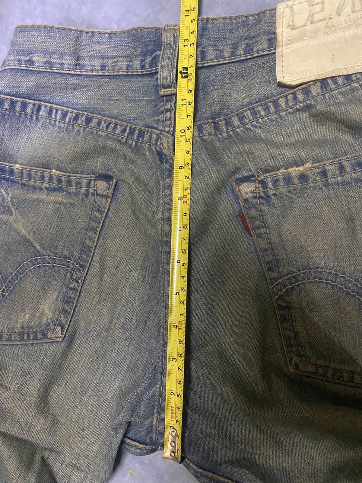 Levi's Vintage Levis Grunge Style Distressed Repair Loose Jeans Size US 32 / EU 48 - 22 Thumbnail