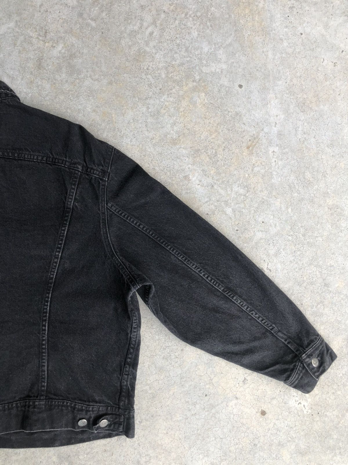 If Six Was Nine Vintage 90s Lee Denim Jacket Distressed Jeans Baggy Size US XL / EU 56 / 4 - 14 Thumbnail