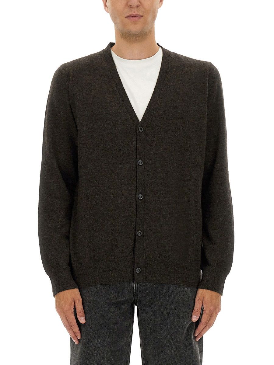 Maison Margiela MAISON MARGIELA WOOL CARDIGAN - BROWN Size US S / EU 44-46 / 1 - 1 Thumbnail