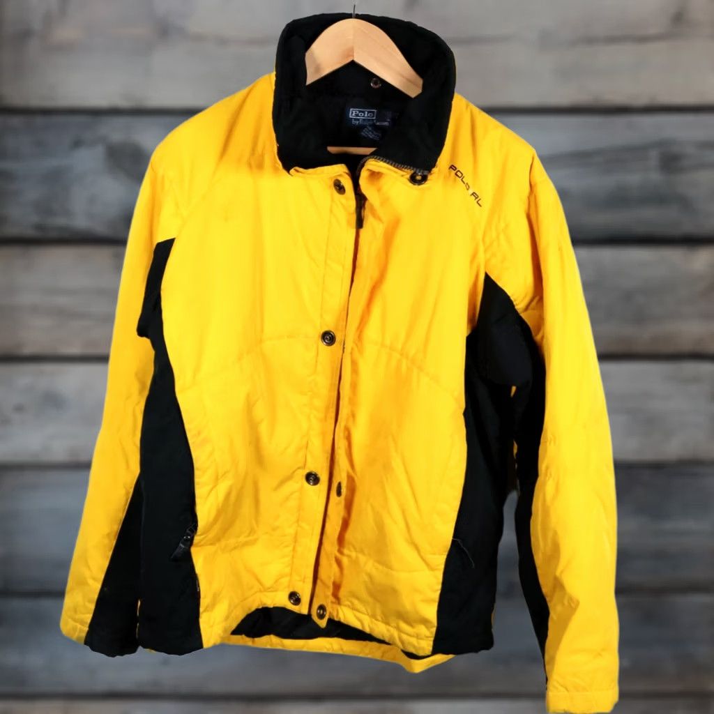 Polo Ralph Lauren Polo Ralph Lauren Parka Jacket Men L Yellow Black Full Zip Insulated (No Hood) Pattern: Solid 90s Style Vintage: No Size US L / EU 52-54 / 3 - 1 Thumbnail