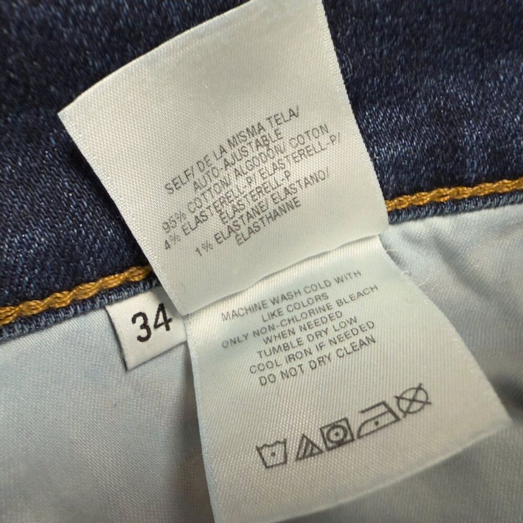 Hudson HUDSON Blake Denim Slim Straight Whiskered Faded Medium Size US 34 / EU 50 - 6 Thumbnail