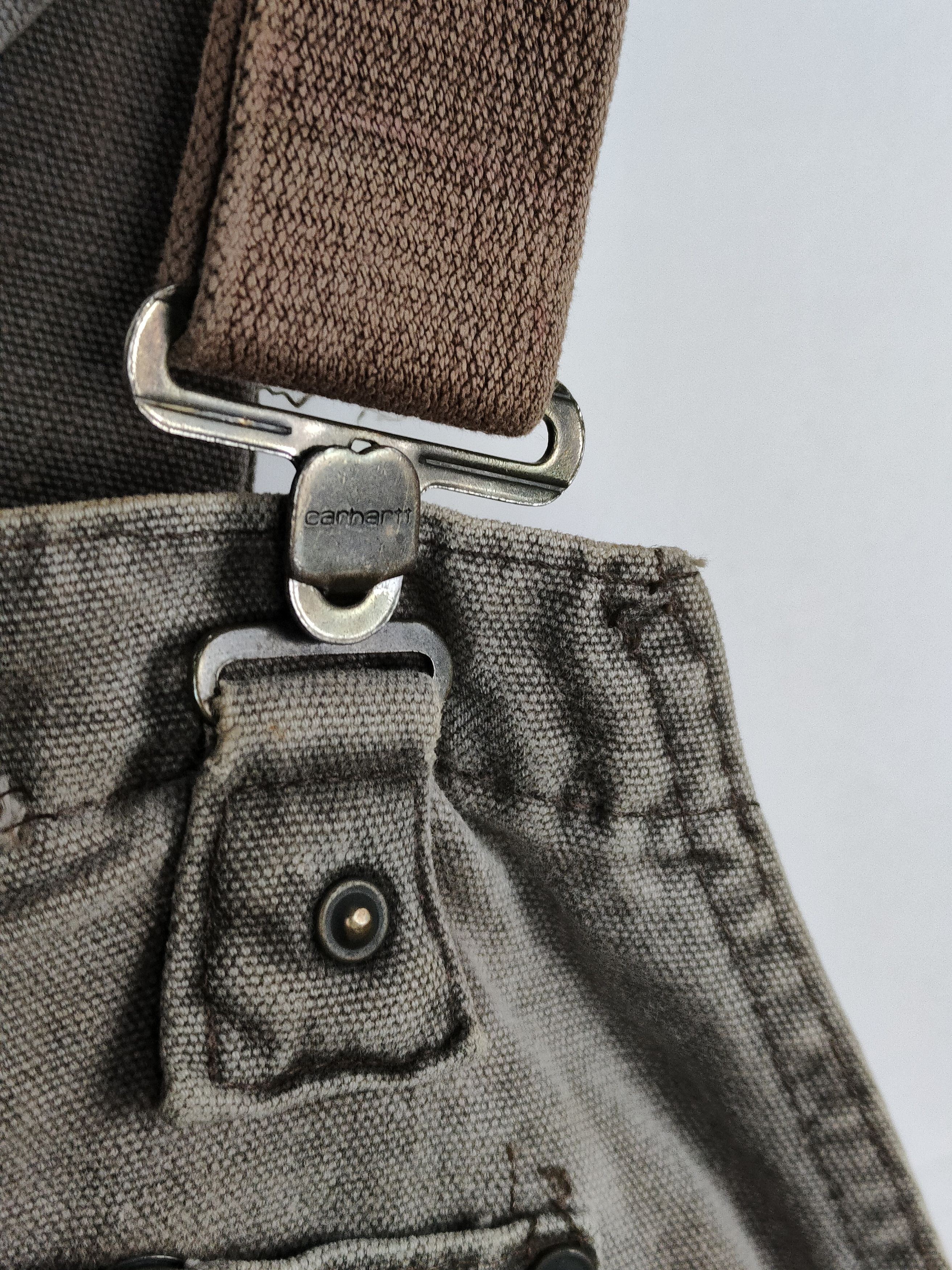 Carhartt × Vintage Vintage 90s Carhartt Duck Canvas Workwear Overall Size US 34 / EU 50 - 7 Thumbnail