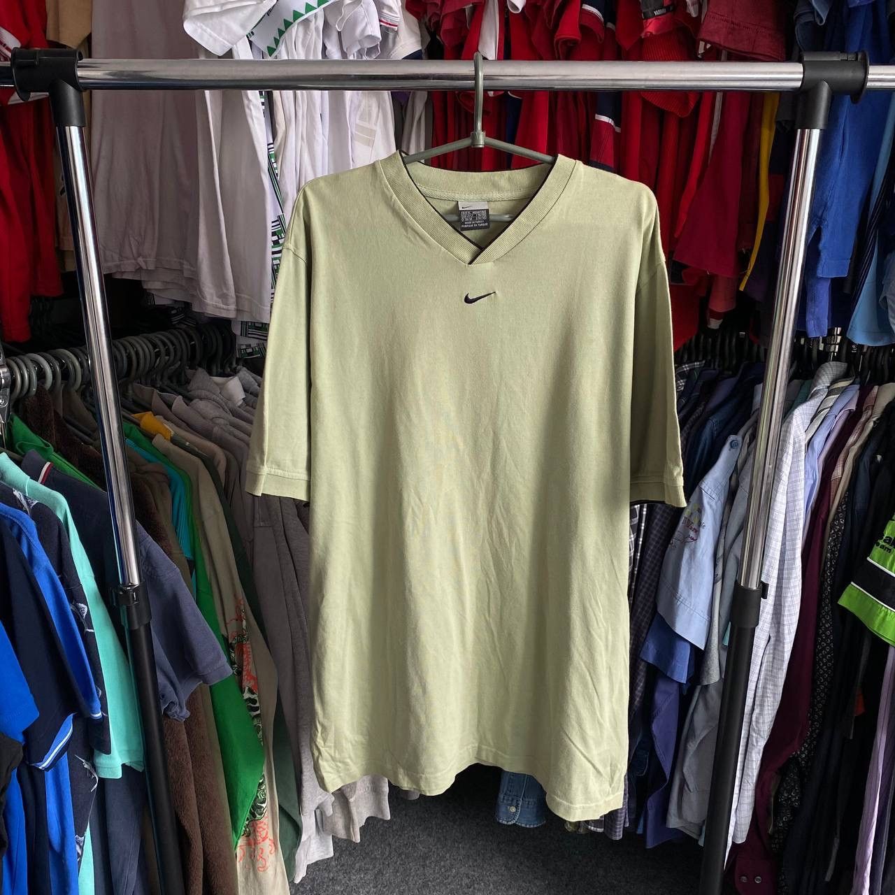 Nike × Vintage Vintage Nike Centre swoosh 90’s streetwear y2k oversized tee Size US XL / EU 56 / 4 - 1 Thumbnail