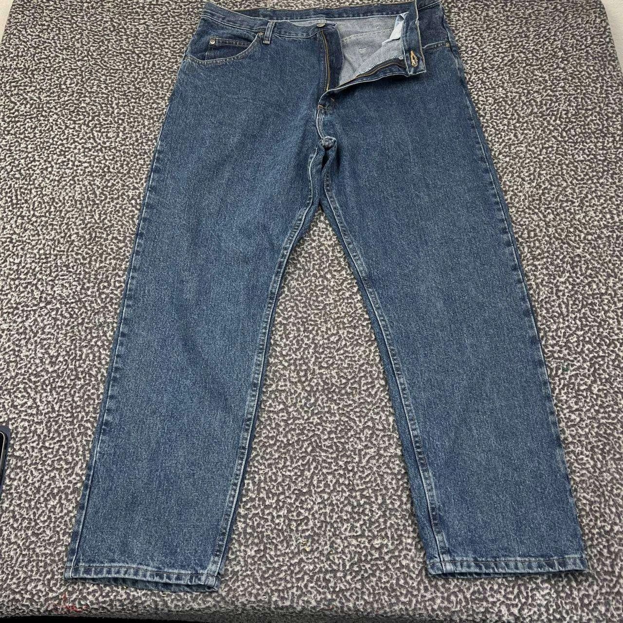 Wrangler Wrangler Jeans Men 38x30 Blue Relaxed Fit Denim Pants Cotton Size US 38 / EU 54 - 1 Thumbnail