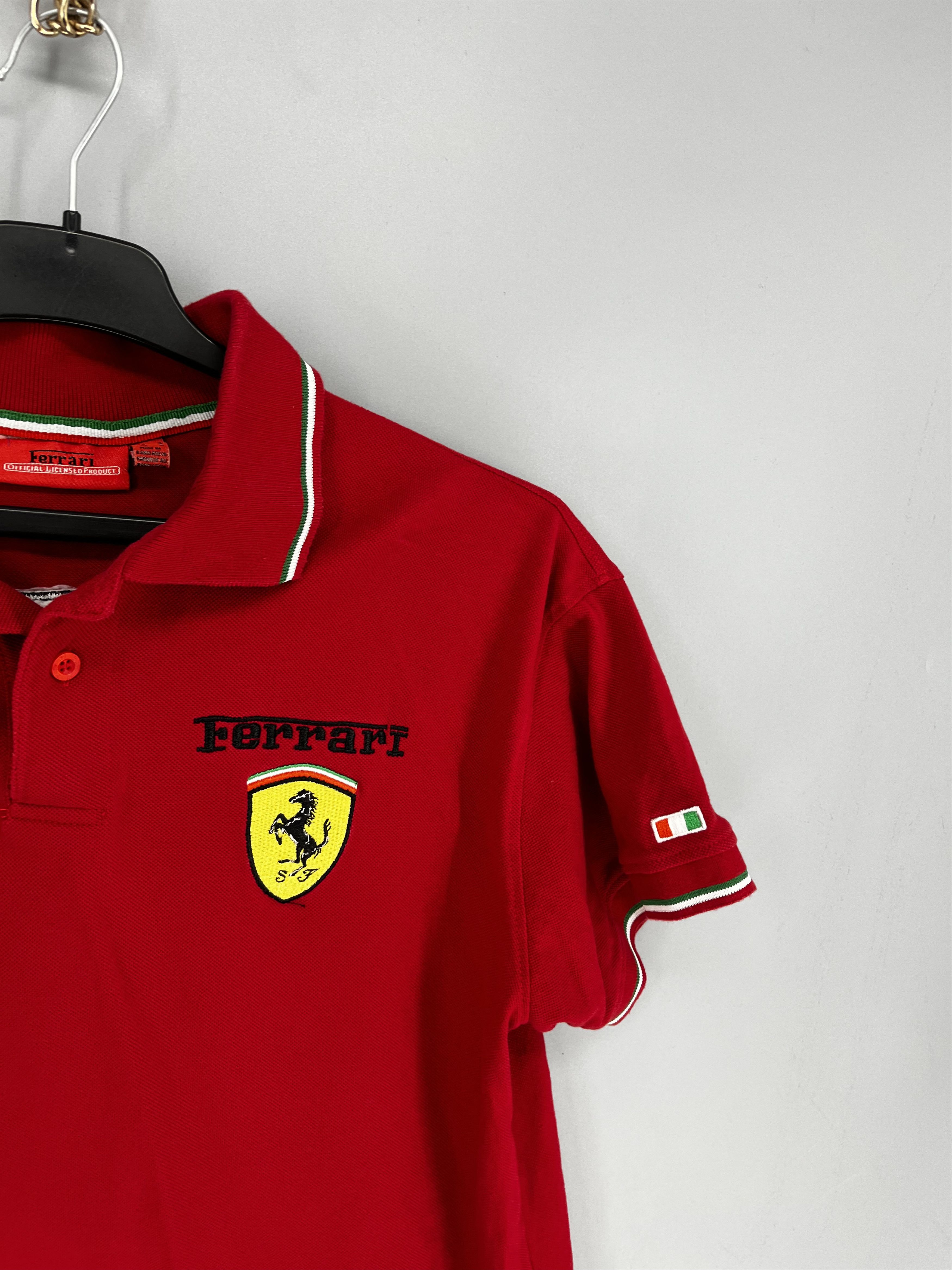 Ferrari FERRARI T SHIRT JERSEY RACING FORMULA ONE SHELL OFFICIAL Size M / US 6-8 / IT 42-44 - 7 Thumbnail