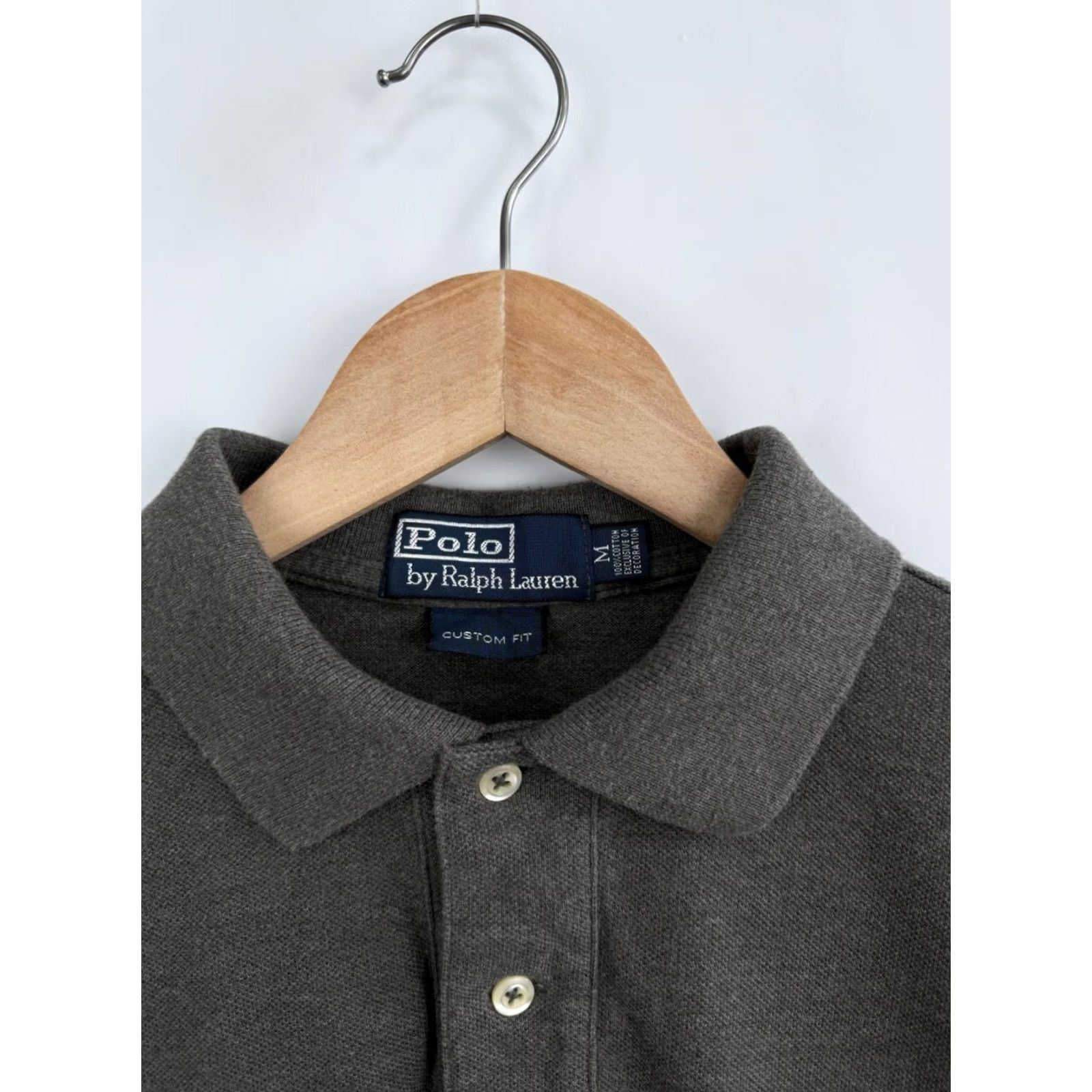 Ralph Lauren VINTAGE Ralph Lauren Polo Long Sleeve shirt Mens M Gray 90s Y2K Retro Rare Size US M / EU 48-50 / 2 - 5 Thumbnail