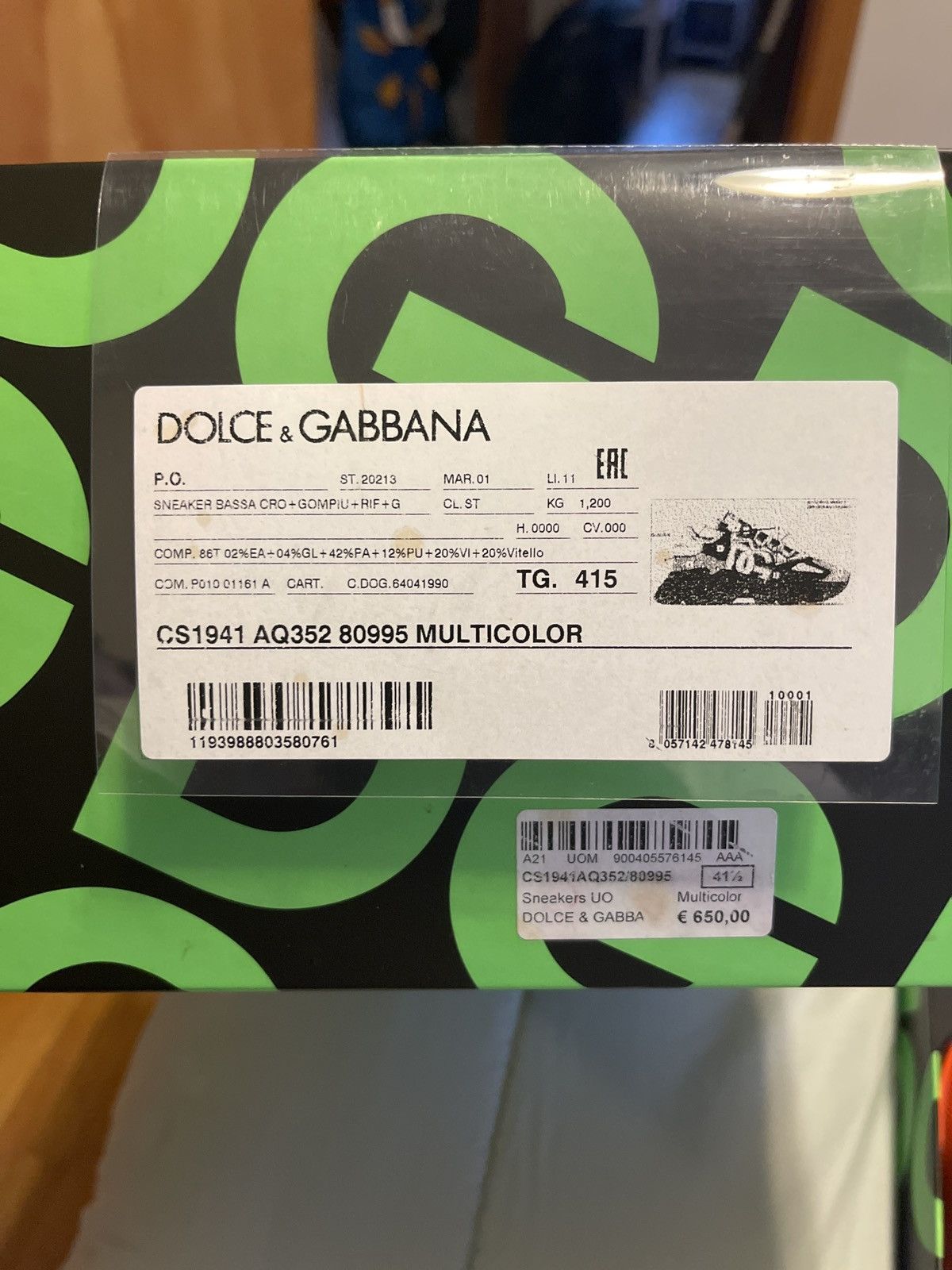 Dolce & Gabbana Great condition Dolce and Gabbana sneakers Size US 8.5 / EU 41-42 - 13 Thumbnail