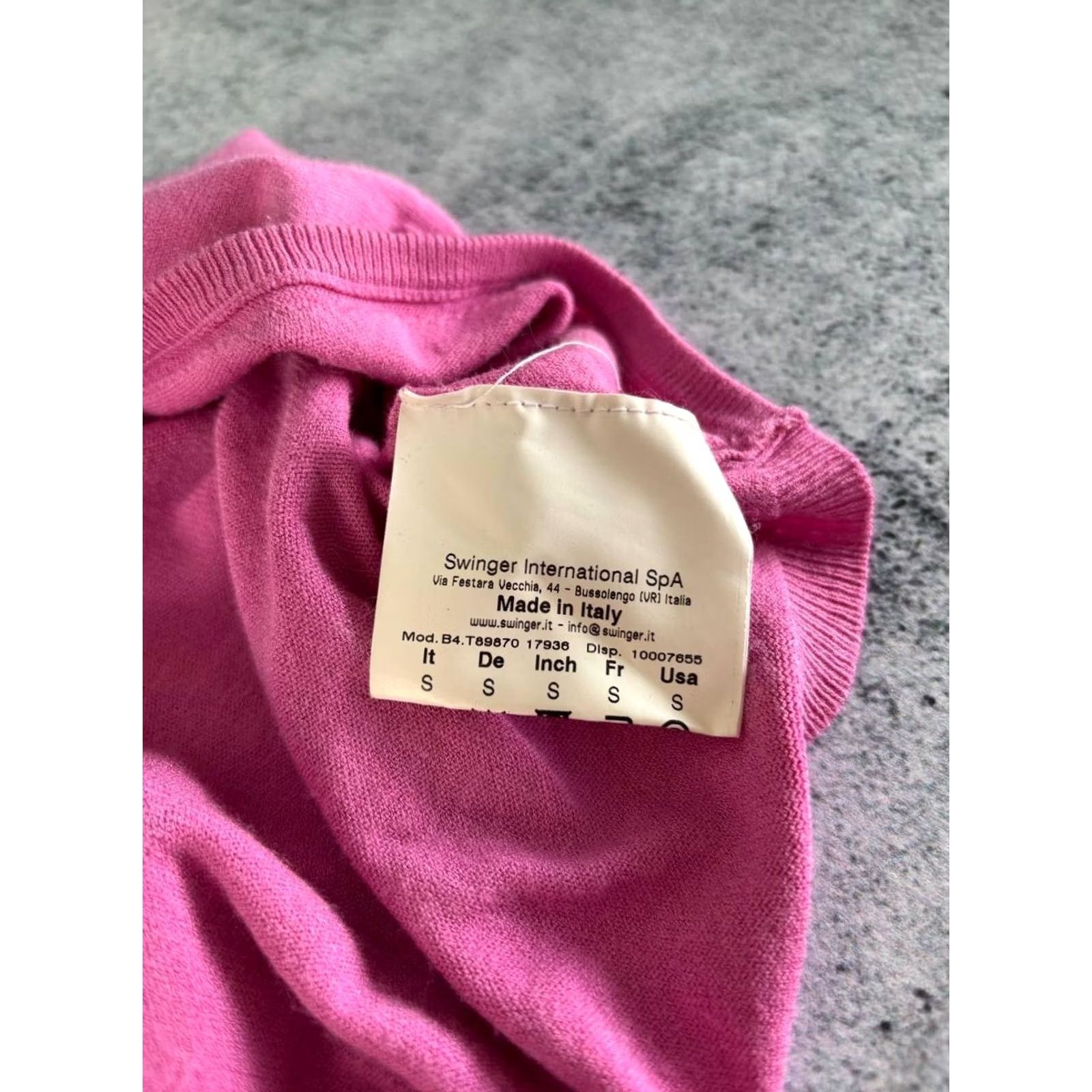 Versace Versus Versace Pink Blouse Shirt Small Women's Cropped Viscose Logo 90s Style Size S / US 4 / IT 40 - 7 Thumbnail