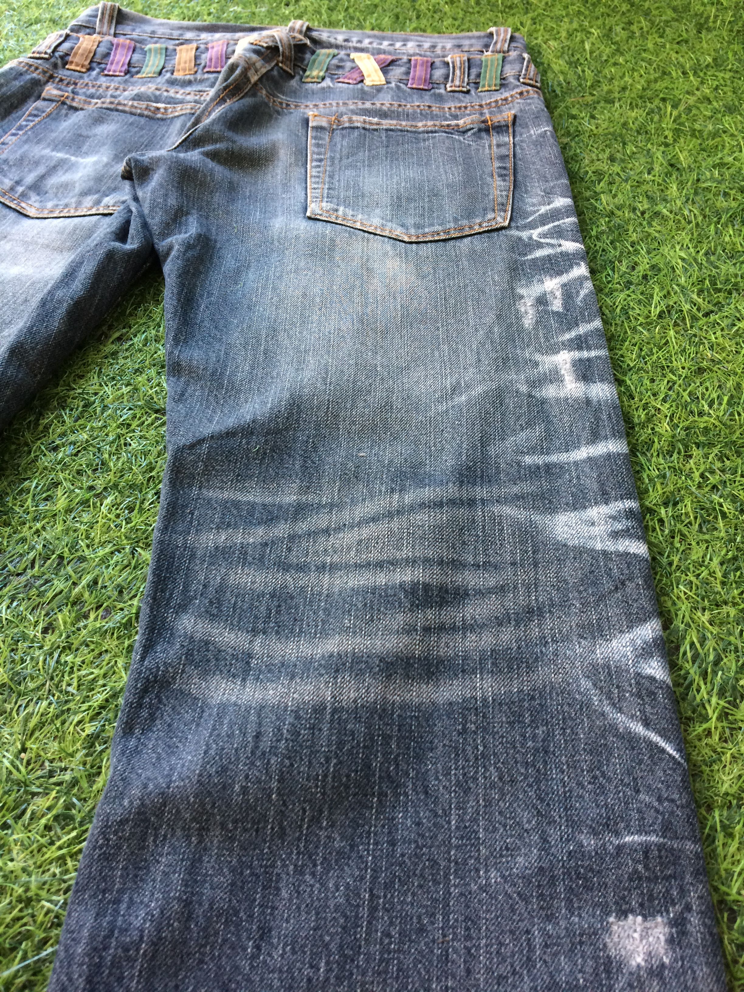 Japanese Brand Nylaus Japanese Double Waist Jean #D-529 Size US 28 / EU 44 - 10 Thumbnail