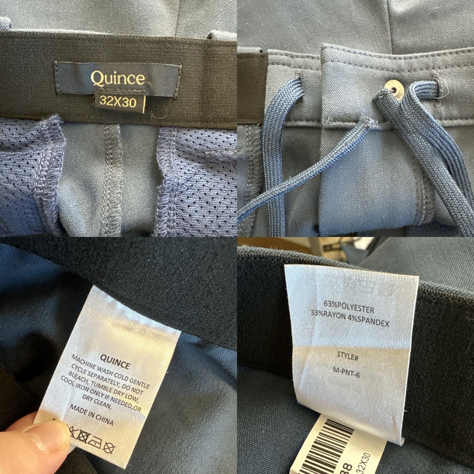 Quince Quince Men's Ultra Stretch 24/7 Smart Chino Ocean Stretch Golf Pants 32x30 Size US 32 / EU 48 - 8 Thumbnail